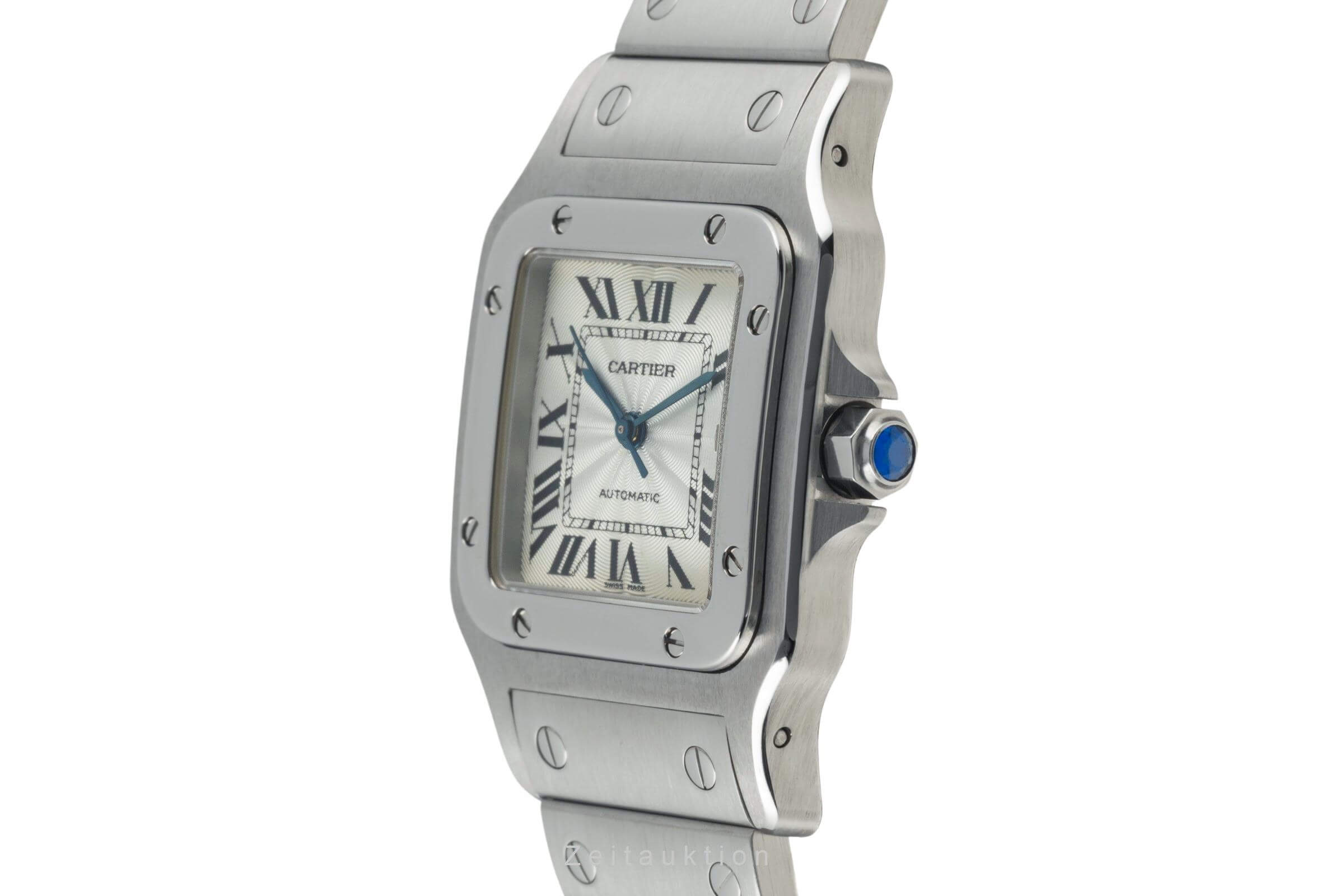 Cartier Santos steel automatic men's watch W20055D6, 2319  [2401734]