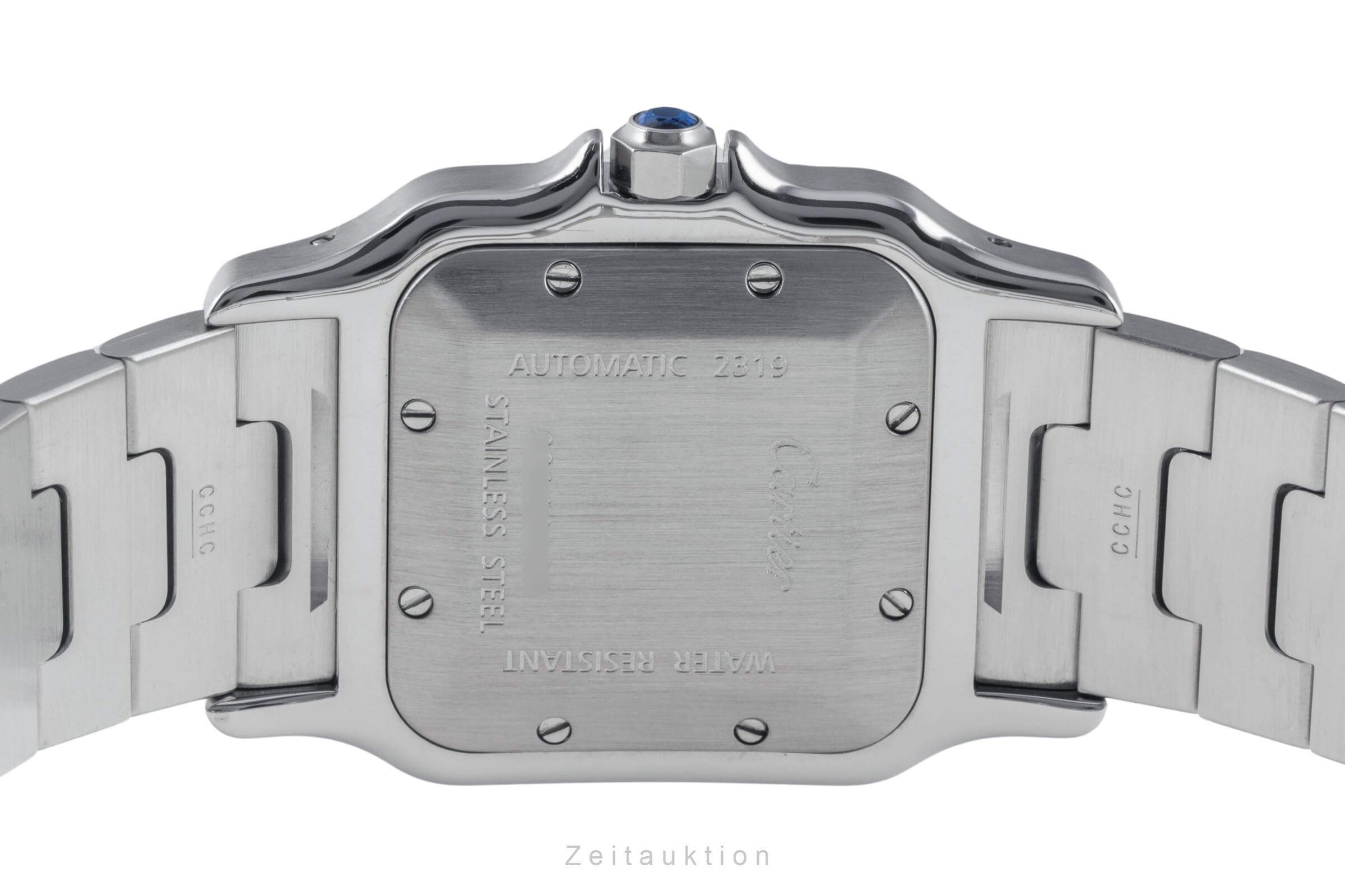 Cartier Santos steel automatic men's watch W20055D6, 2319  [2401734]