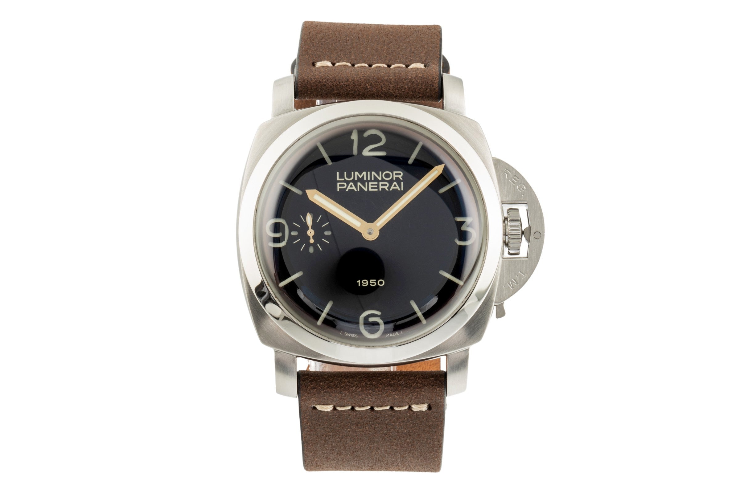 Panerai Luminor Marina steel manual winding men's watch PAM00127  [2401835]