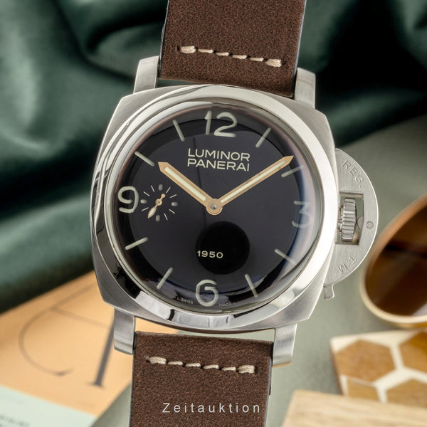 Panerai Luminor Marina steel manual winding men's watch PAM00127  [2401835]