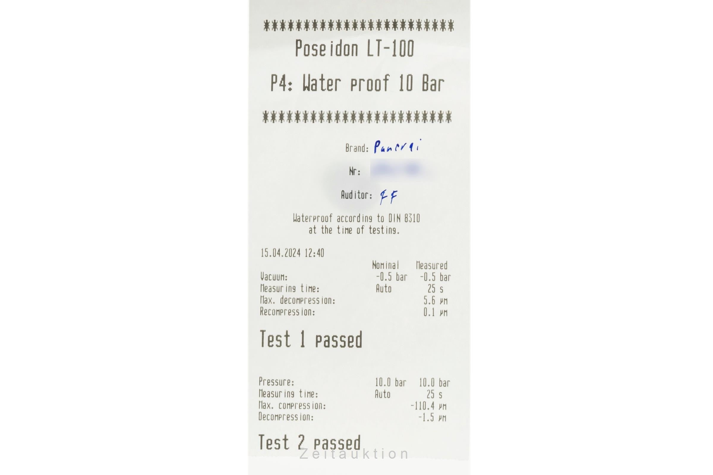 Panerai Luminor Marina steel manual winding men's watch PAM00127  [2401835]