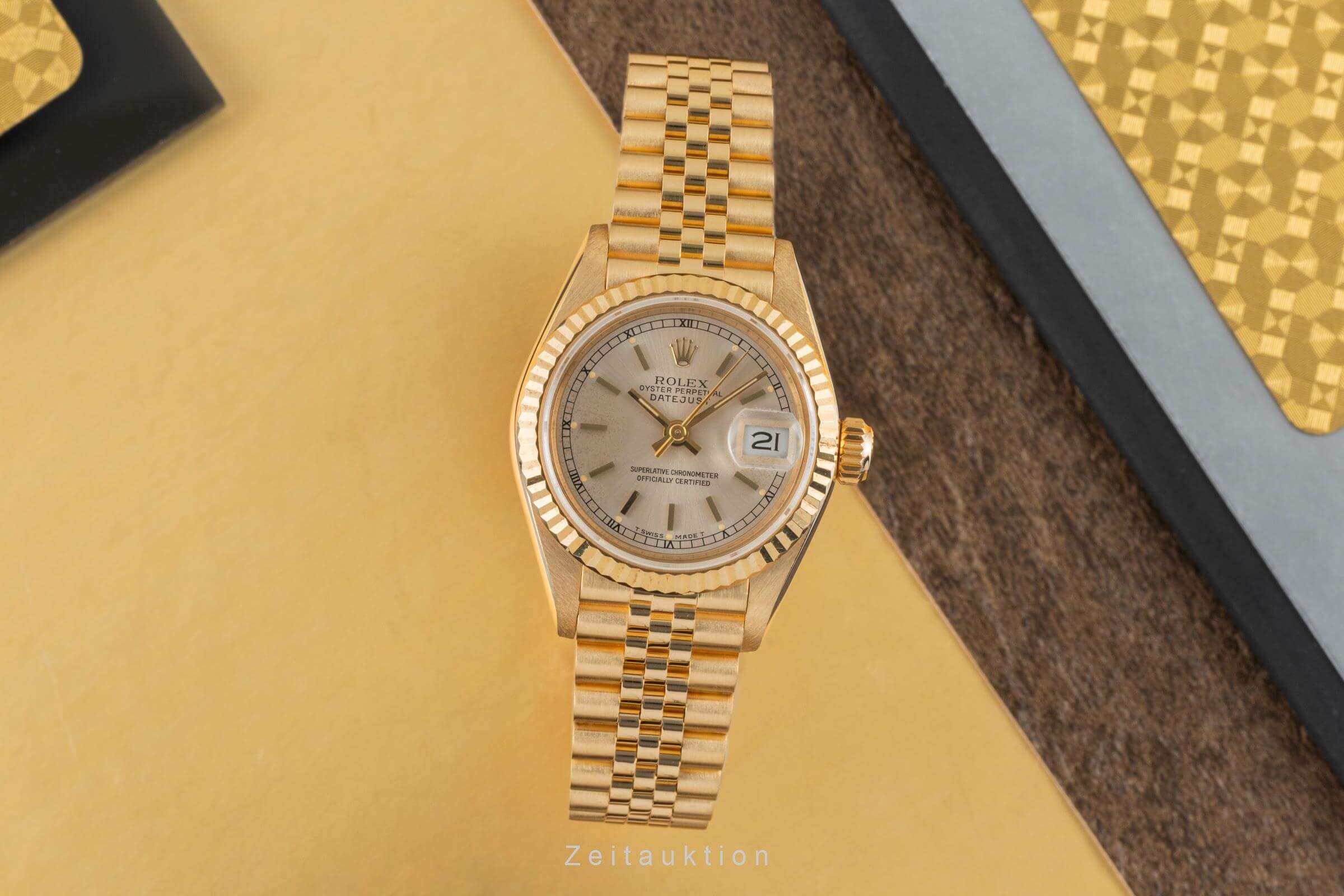 Rolex Lady Datejust oro 18 ct automatismo orologio da donna 69178  [2401857]