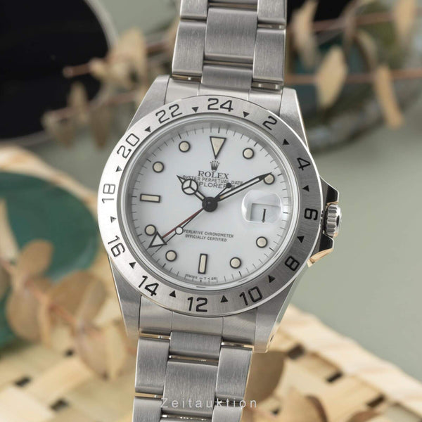 Rolex Explorer II acciaio automatismo orologio da uomo 16570  [2401898]