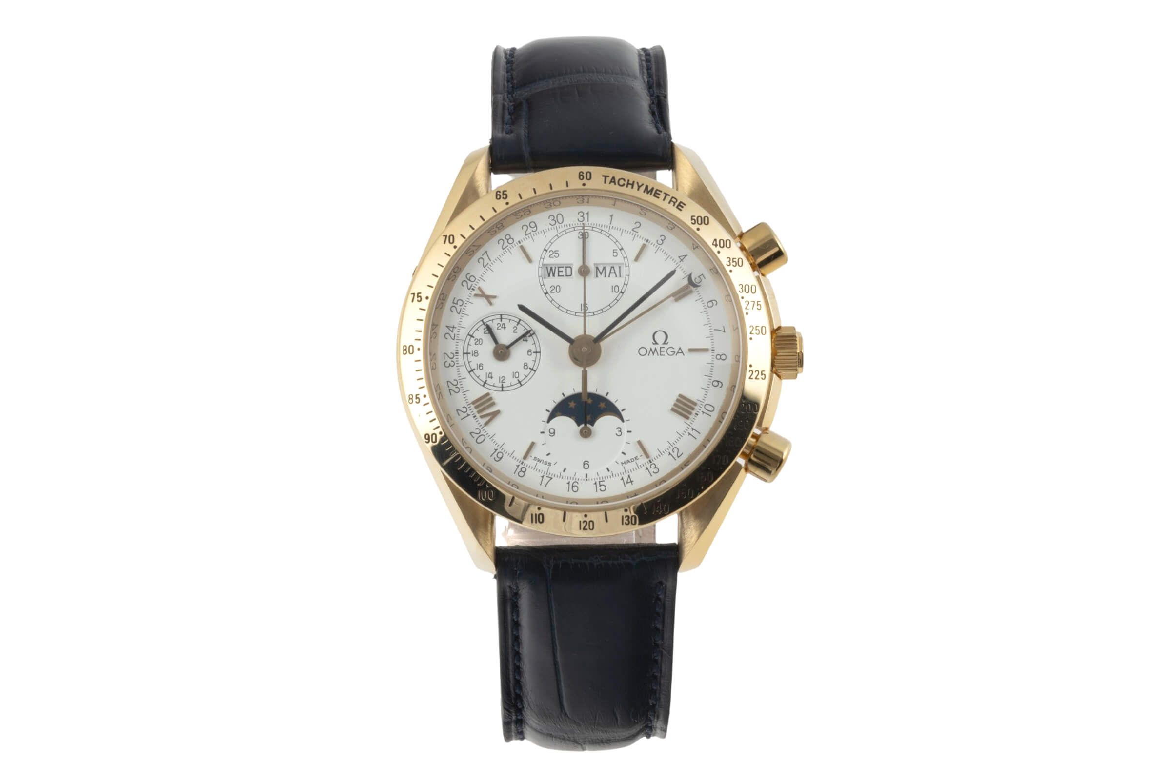 Omega Speedmaster cronografo oro 18 ct automatismo orologio da uomo 3131.20 LP: 21300EUR  [2401943]