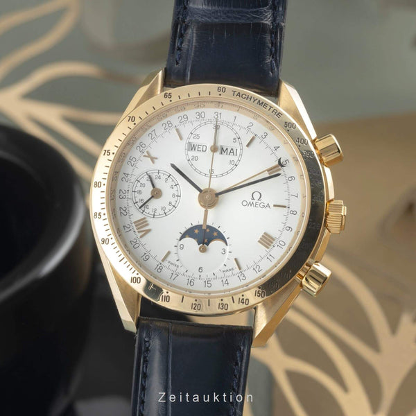 Omega Speedmaster cronografo oro 18 ct automatismo orologio da uomo 3131.20 LP: 21300EUR  [2401943]