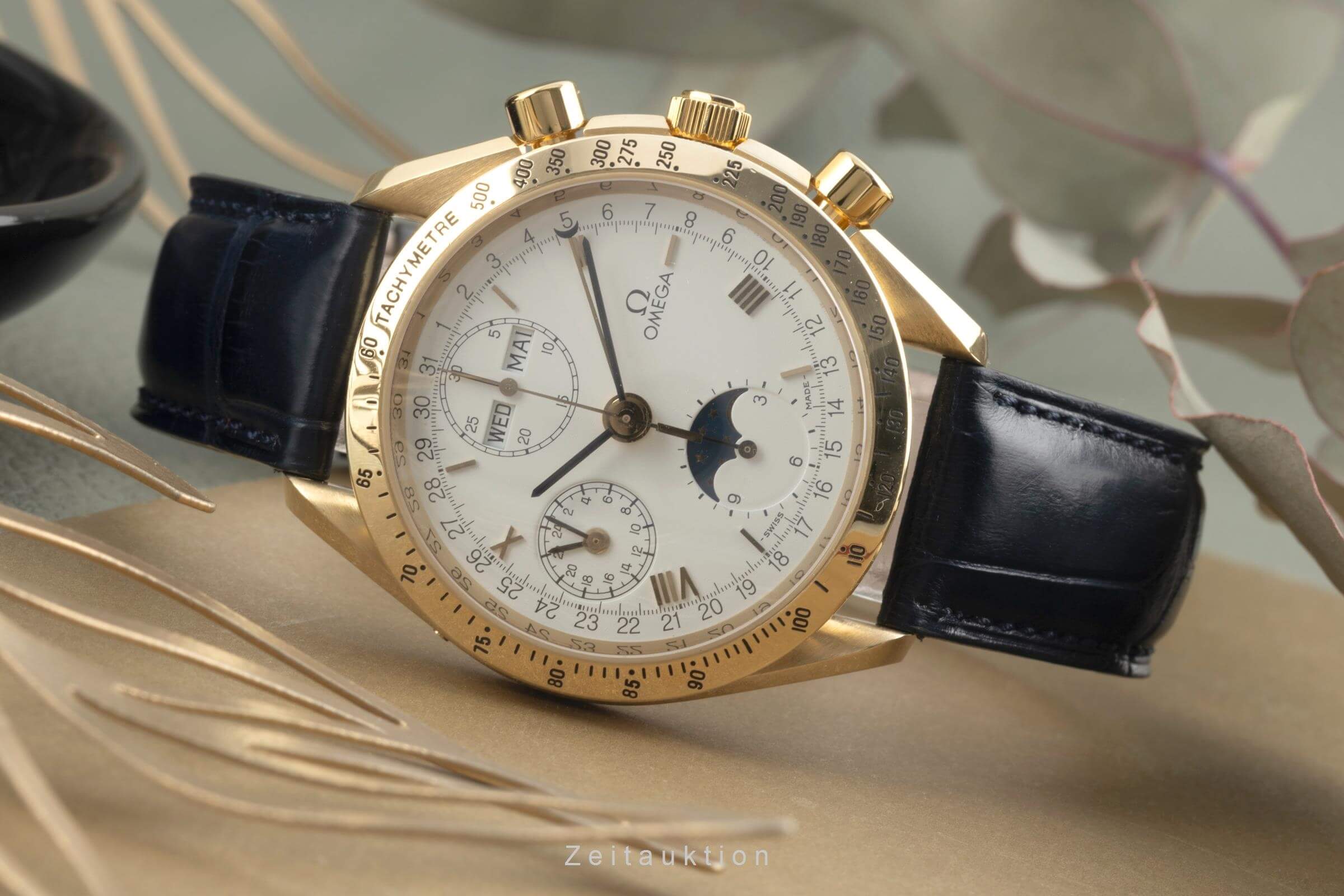 Omega Speedmaster cronografo oro 18 ct automatismo orologio da uomo 3131.20 LP: 21300EUR  [2401943]