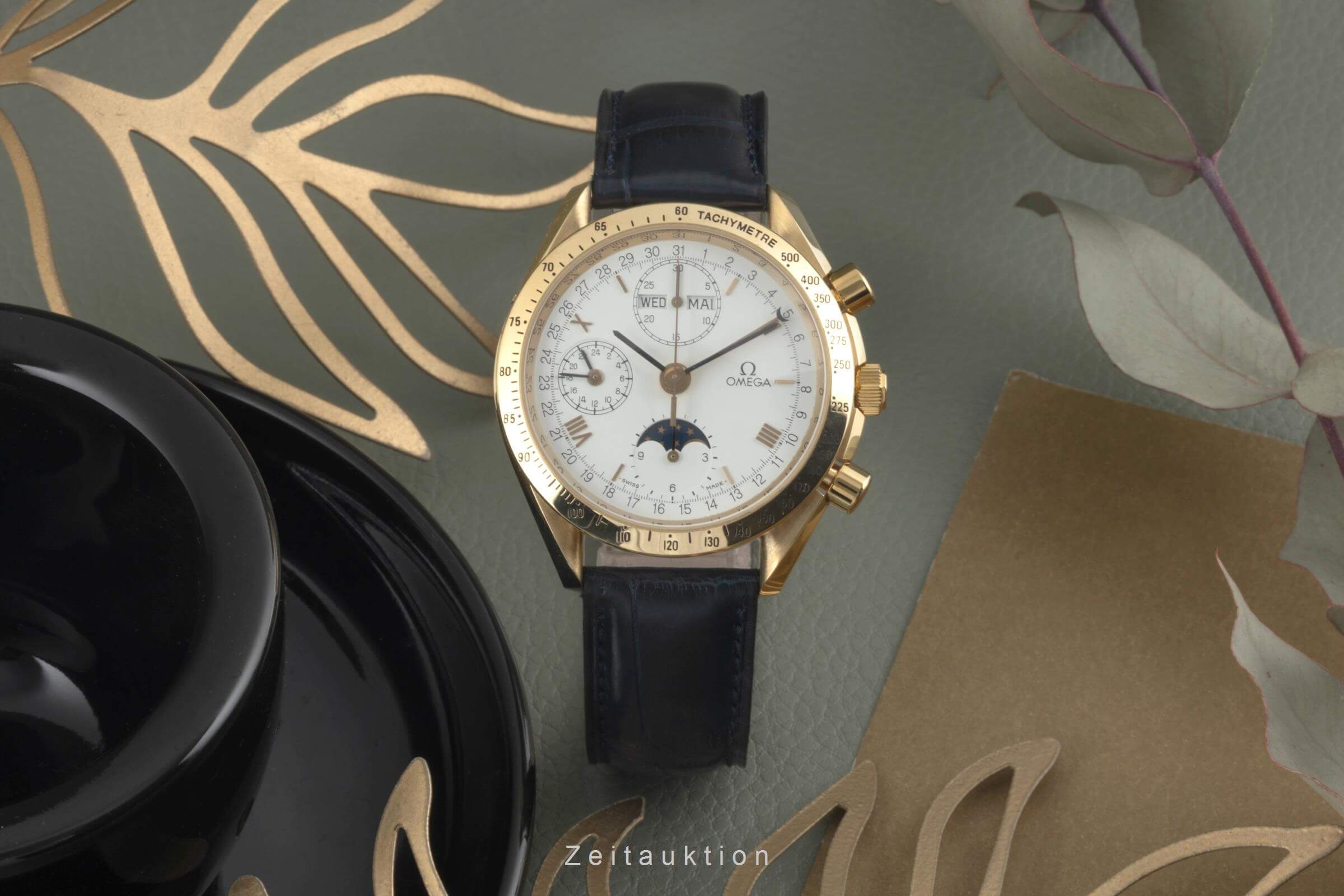 Omega Speedmaster cronografo oro 18 ct automatismo orologio da uomo 3131.20 LP: 21300EUR  [2401943]