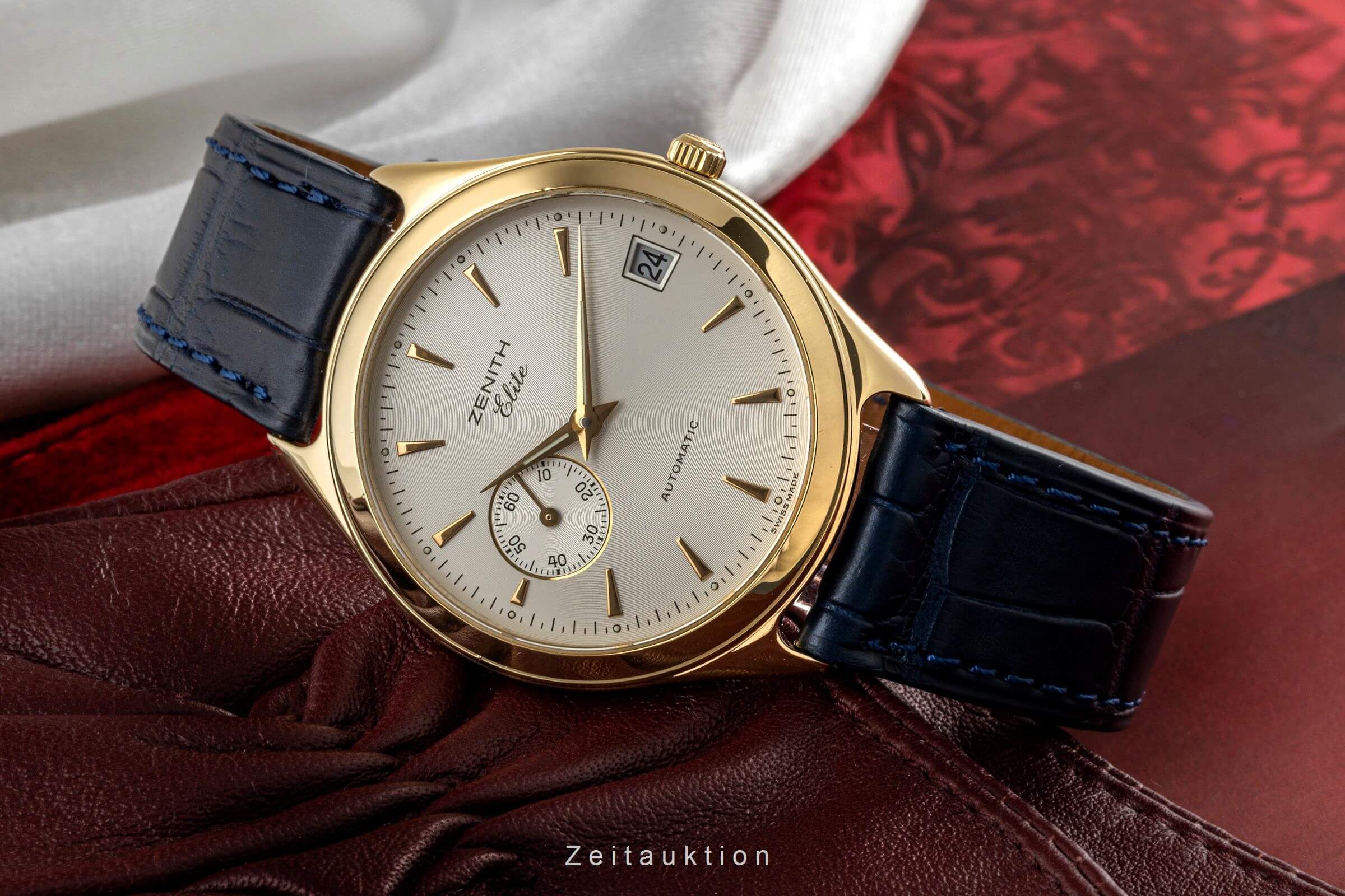 Zenith Elite 18K (0,750) Gelbgold Automatik Gold Ref. 30.0040.680 VP: 15100,- € [2402011]