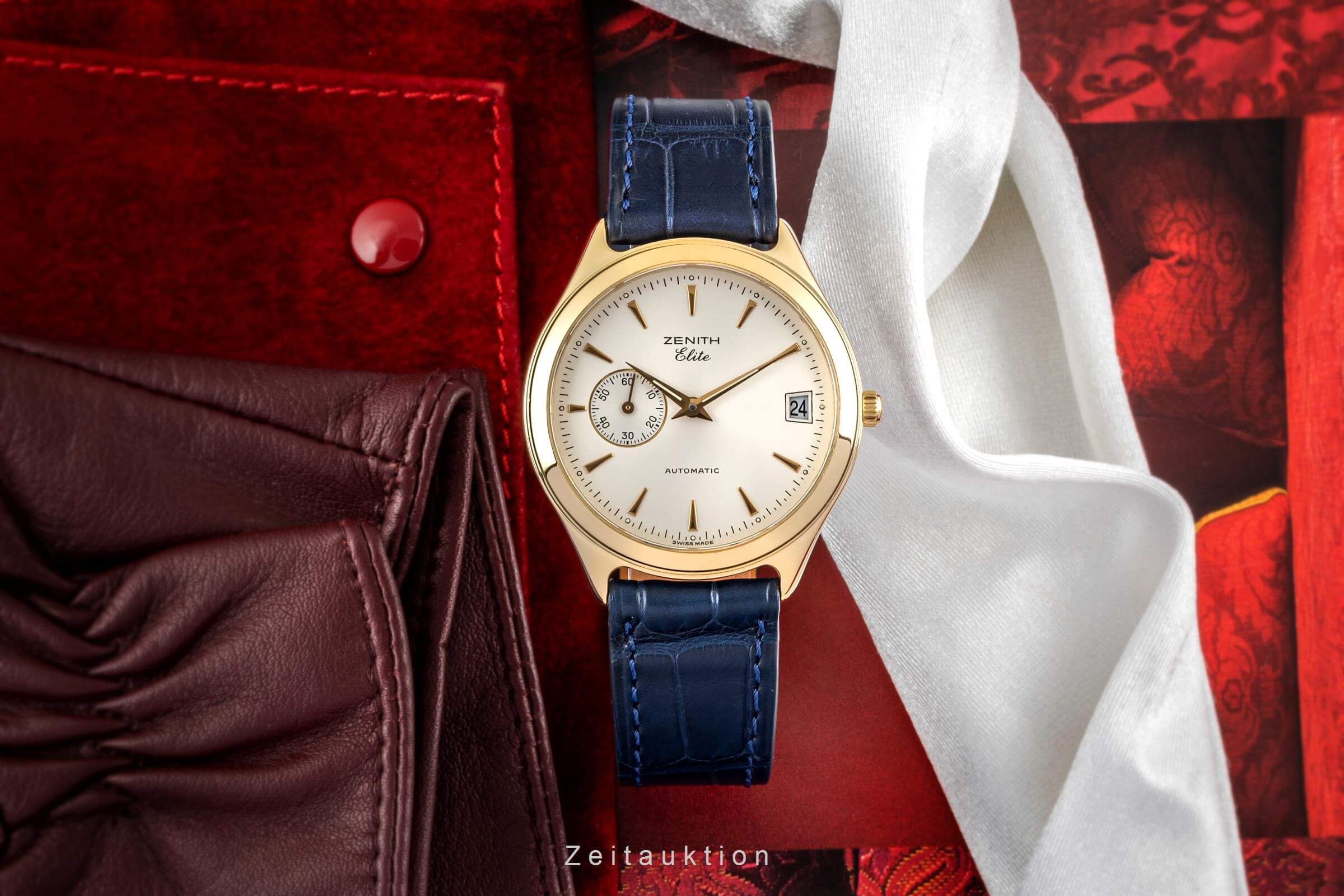 Zenith Elite 18K (0,750) Gelbgold Automatik Gold Ref. 30.0040.680 VP: 15100,- € [2402011]