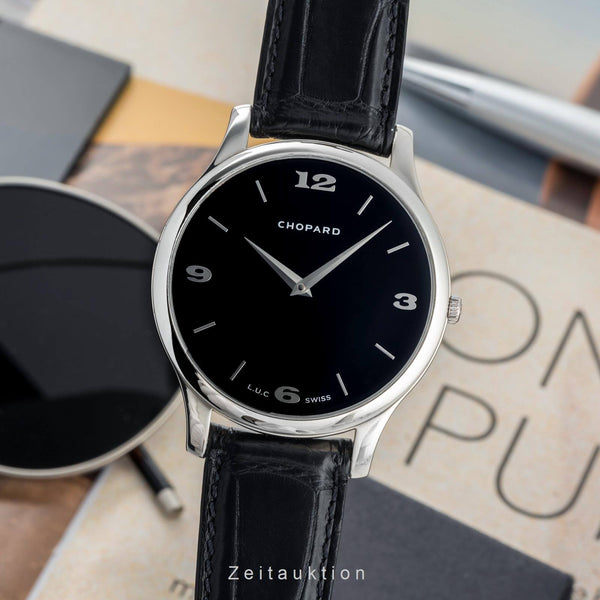 Chopard L.U.C. 18 ct white gold automatic men's watch 16/1902 LP: 17000EUR  [2402156]