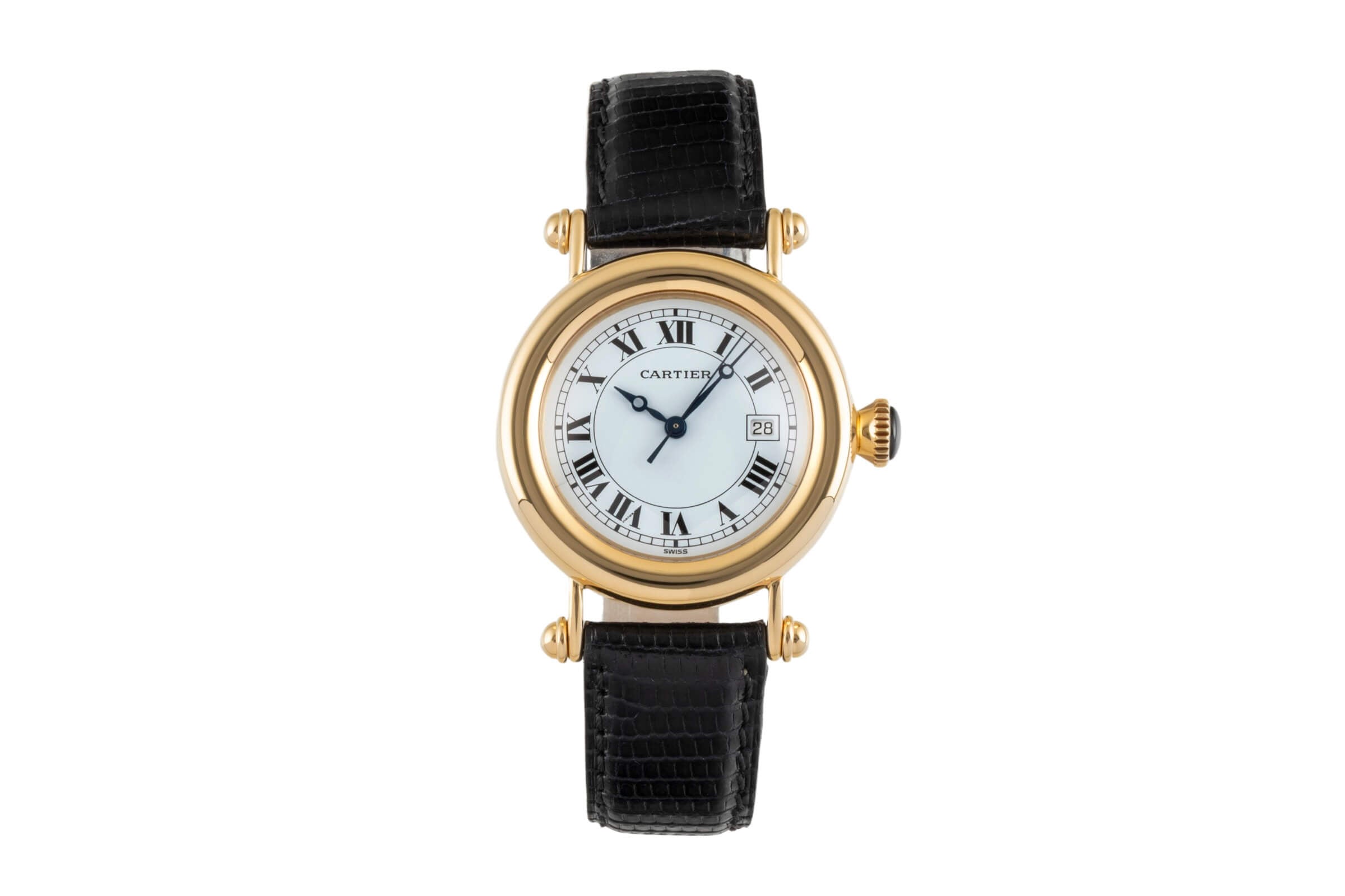 Cartier Diabolo oro 18 ct quarzo orologio da donna W1507651, 14200 LP: 11000EUR  [2402195]