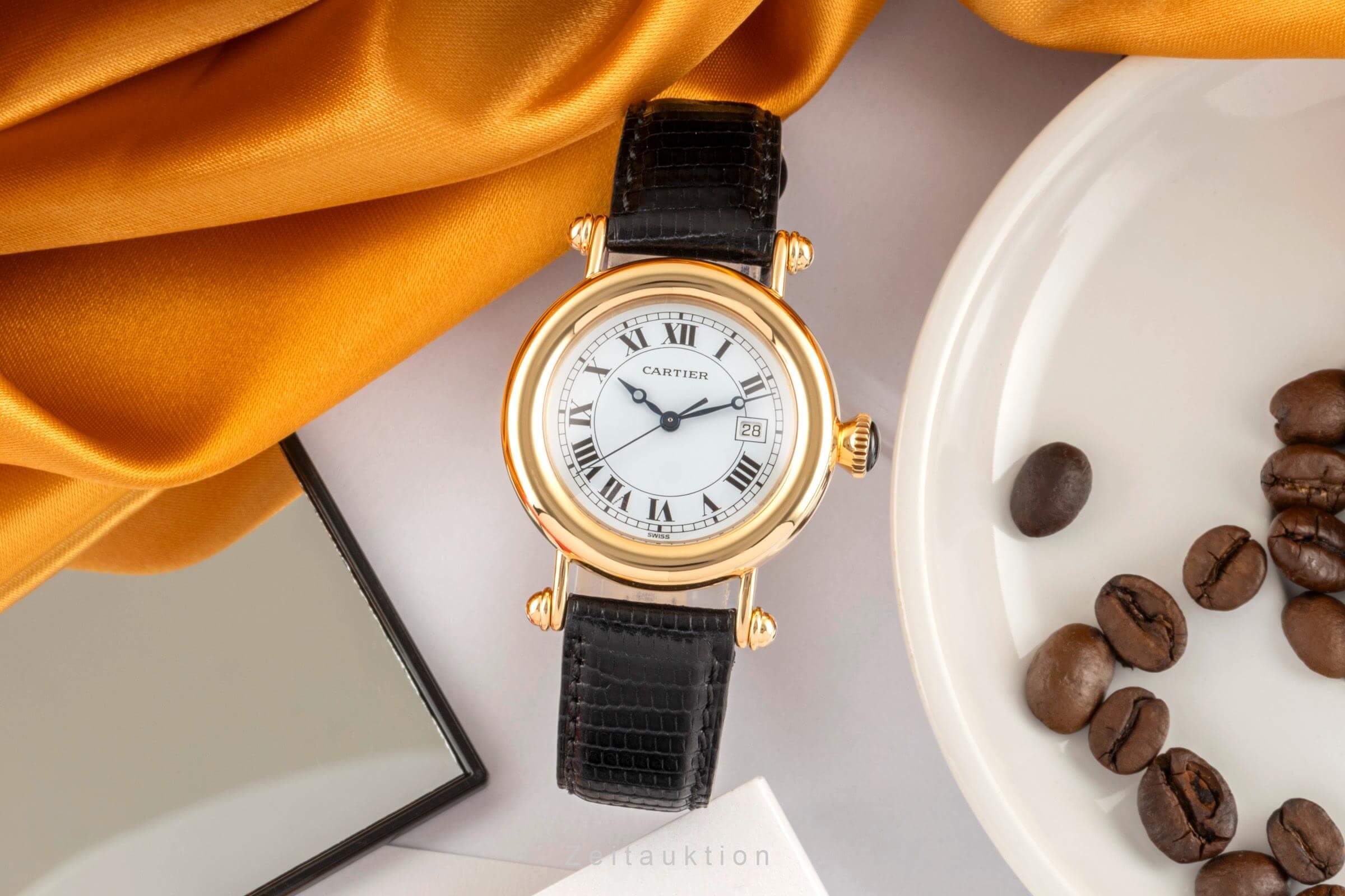 Cartier Diabolo oro 18 ct quarzo orologio da donna W1507651, 14200 LP: 11000EUR  [2402195]