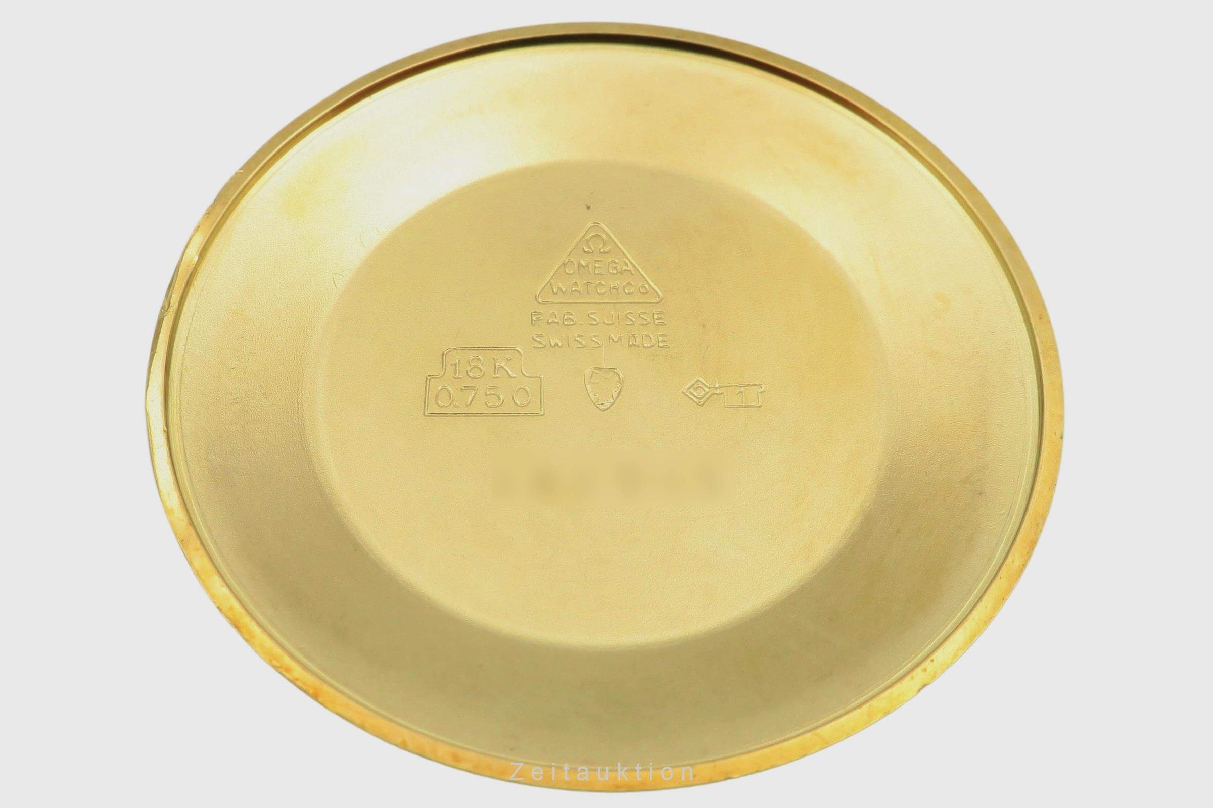 Omega Seamaster Linen Dial 18k (0,750) Gold Automatik Herrenuhr Ref. 161.003  [2402346]