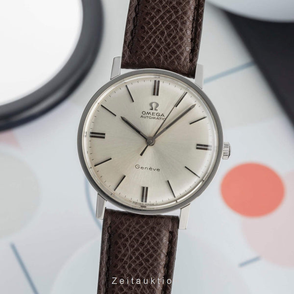 Omega Geneve acciaio automatismo orologio da uomo 161.009 SP Vintage  [2402353]