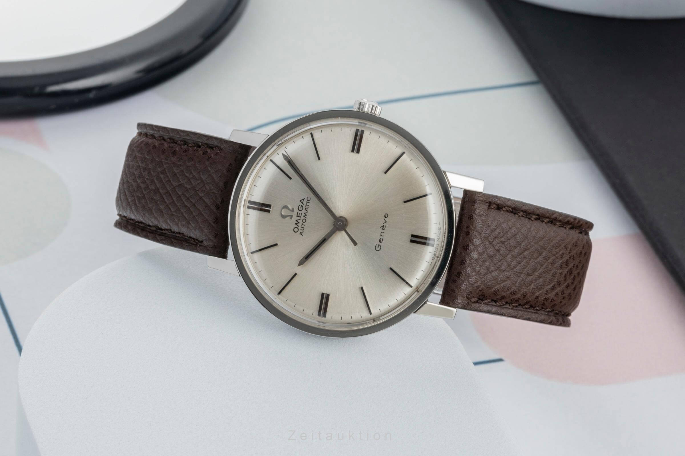 Omega Geneve acciaio automatismo orologio da uomo 161.009 SP Vintage  [2402353]