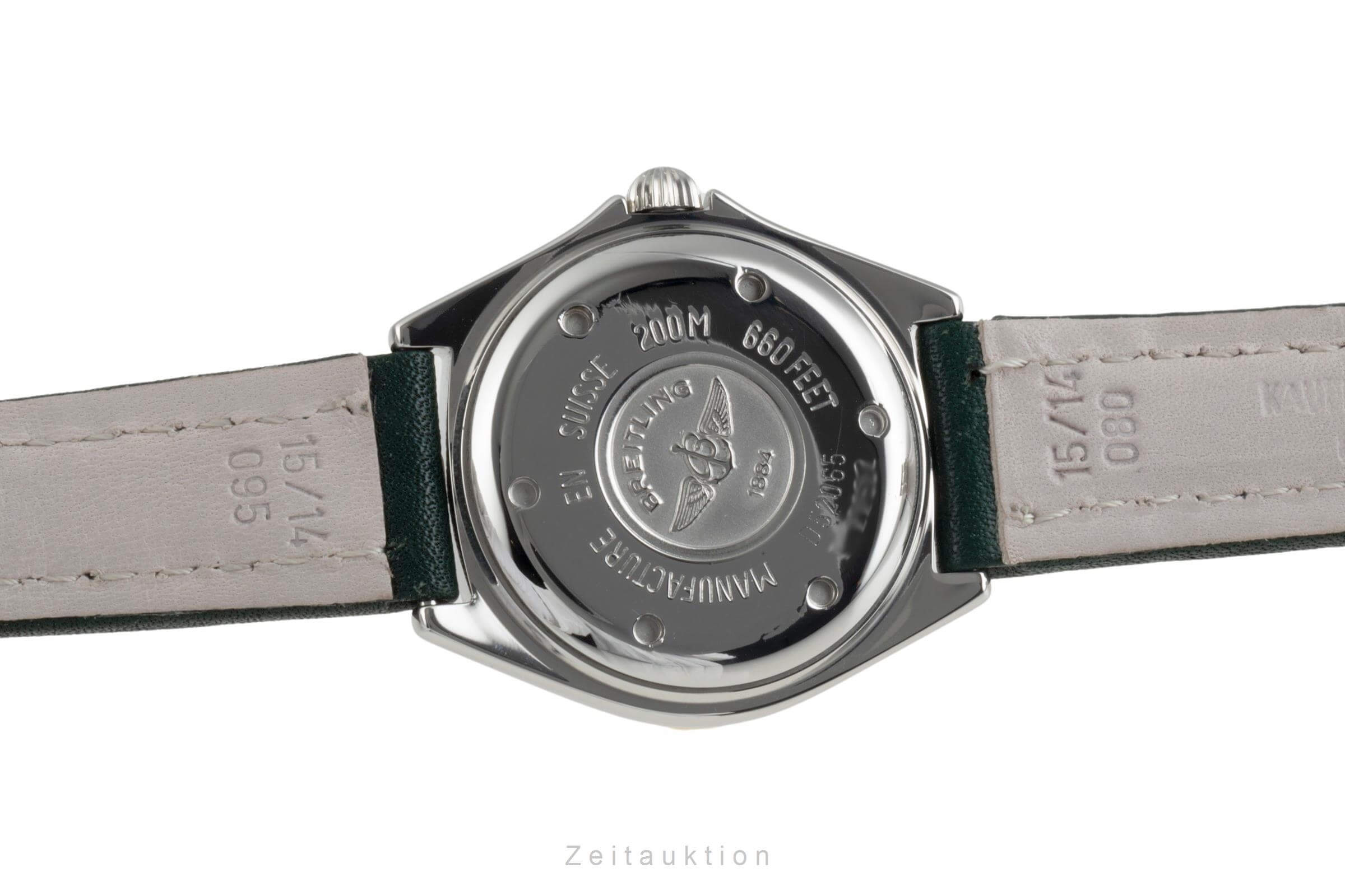 Breitling Lady J White Dial Stahl / Gold Quarz Damenuhr Ref. D52065 Klassiker [2402386]