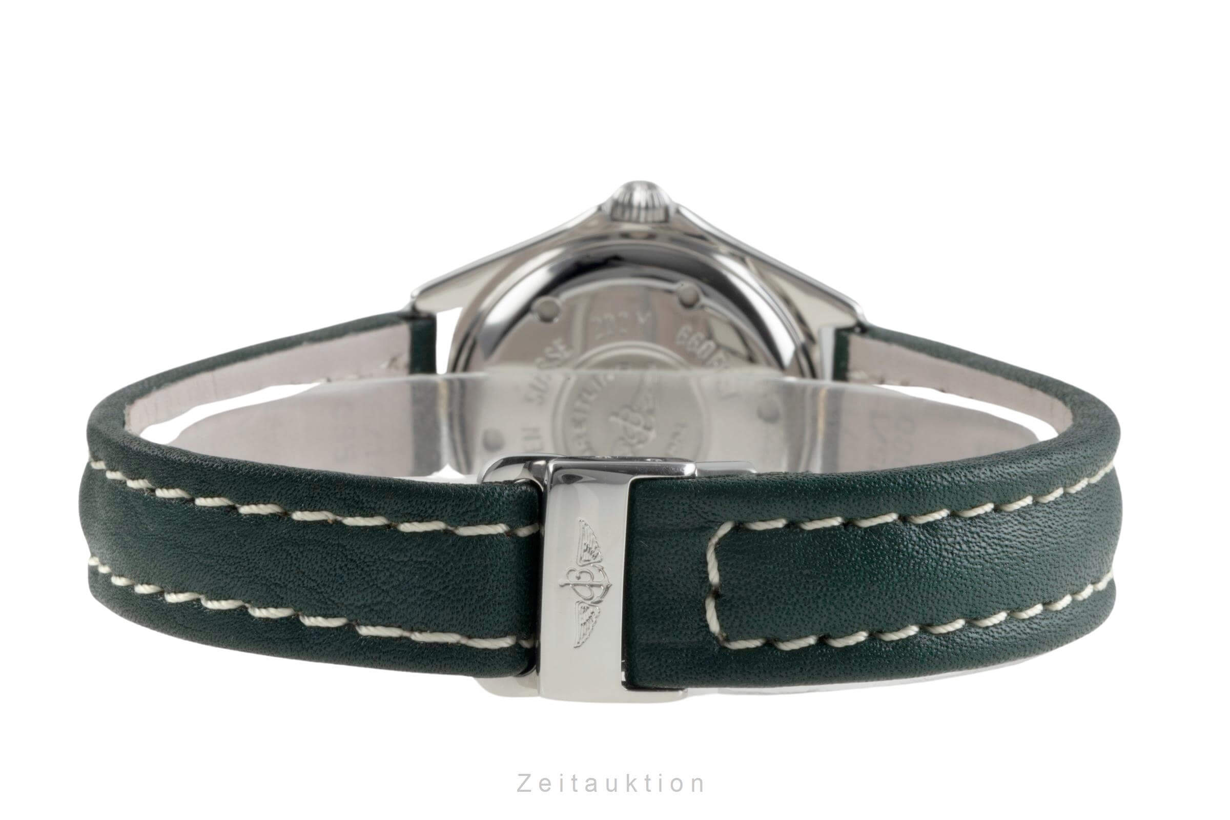 Breitling Lady J White Dial Stahl / Gold Quarz Damenuhr Ref. D52065 Klassiker [2402386]