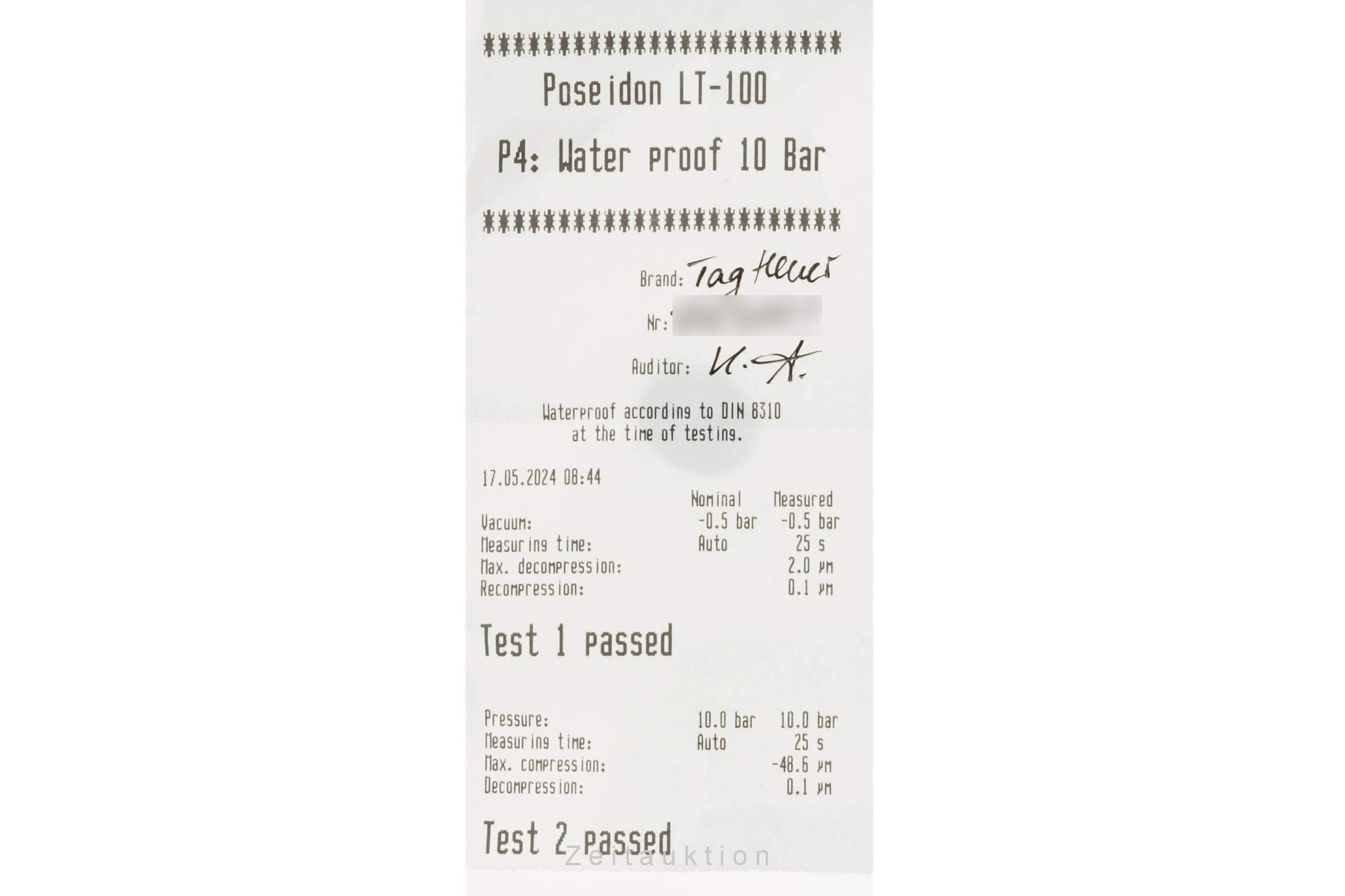 Tag Heuer Aquaracer Titan Carbon Automatik Herrenuhr WBD218A.FC6445 Limited  [2402426]