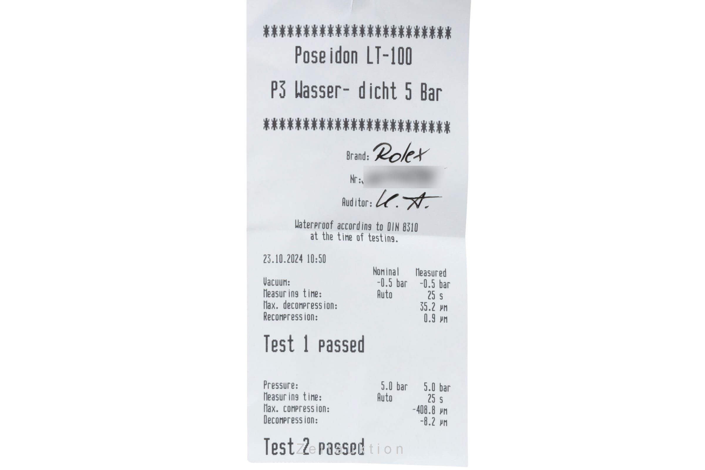 Rolex Datejust steel / white gold automatic men's watch 1601  [2402511]