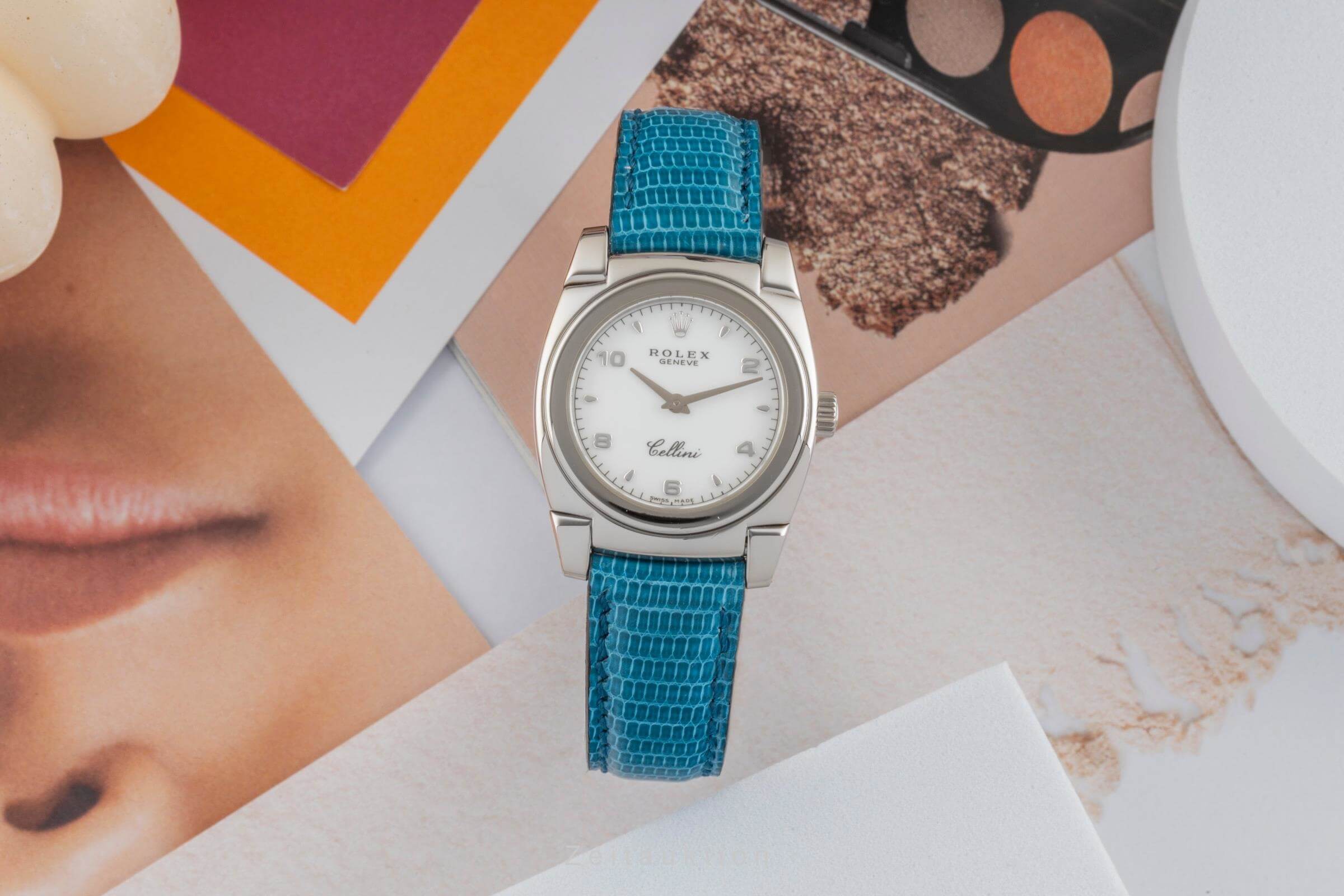 Rolex Cellini 18K (0,750) Weissgold Handaufzug Damenuhr Gold Ref. 5310 Klassiker [2402585]