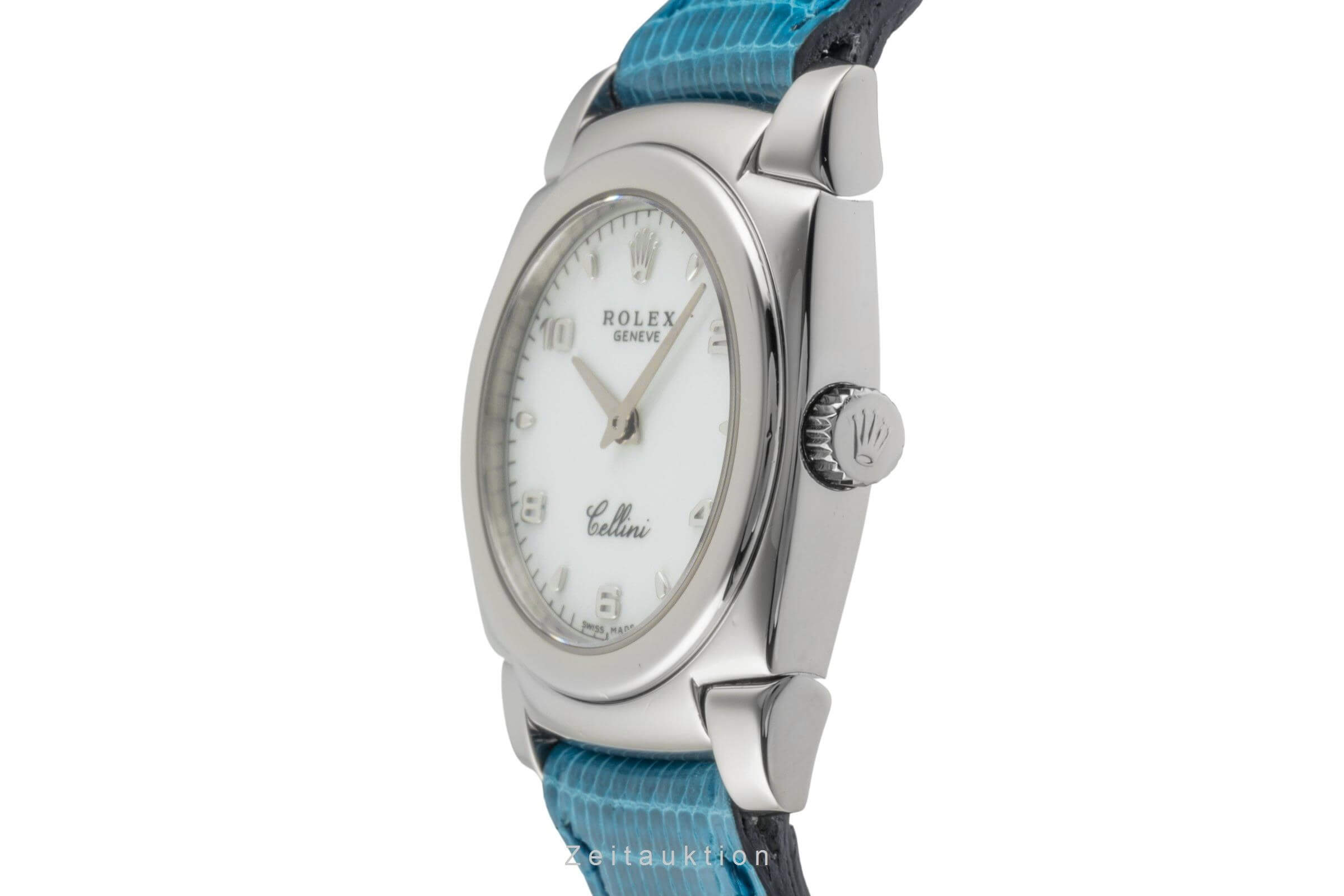 Rolex Cellini 18K (0,750) Weissgold Handaufzug Damenuhr Gold Ref. 5310 Klassiker [2402585]