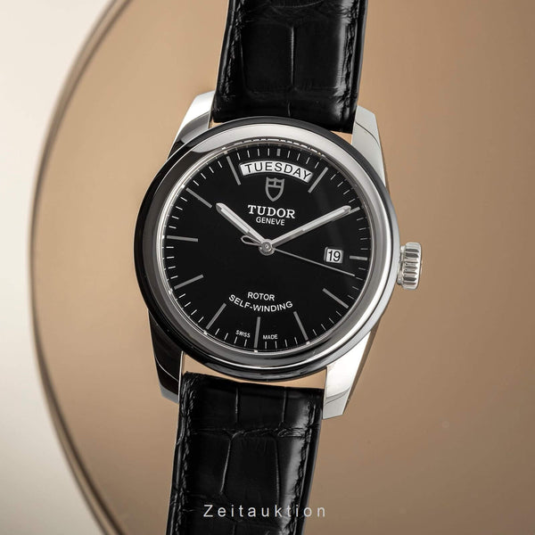 Tudor Glamour Date-Day acciaio automatismo orologio da uomo 56010N  [2402618]