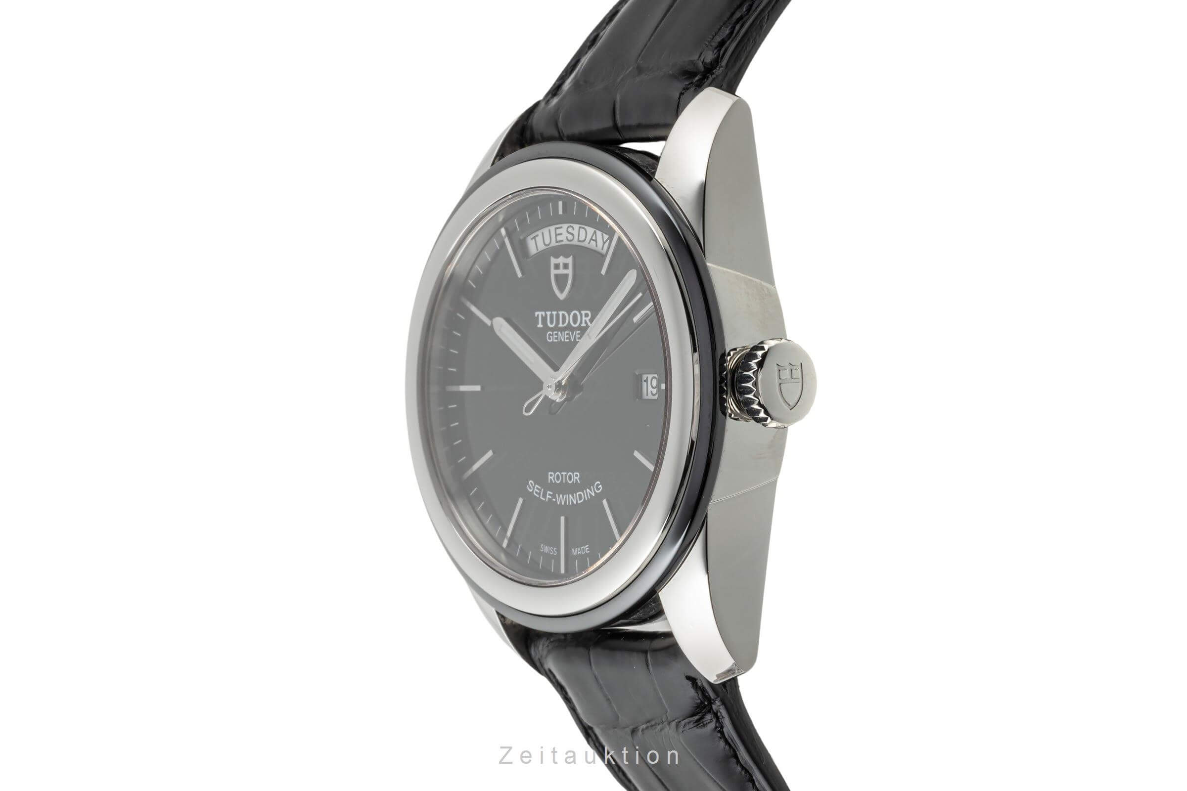 Tudor Glamour Date-Day acciaio automatismo orologio da uomo 56010N  [2402618]