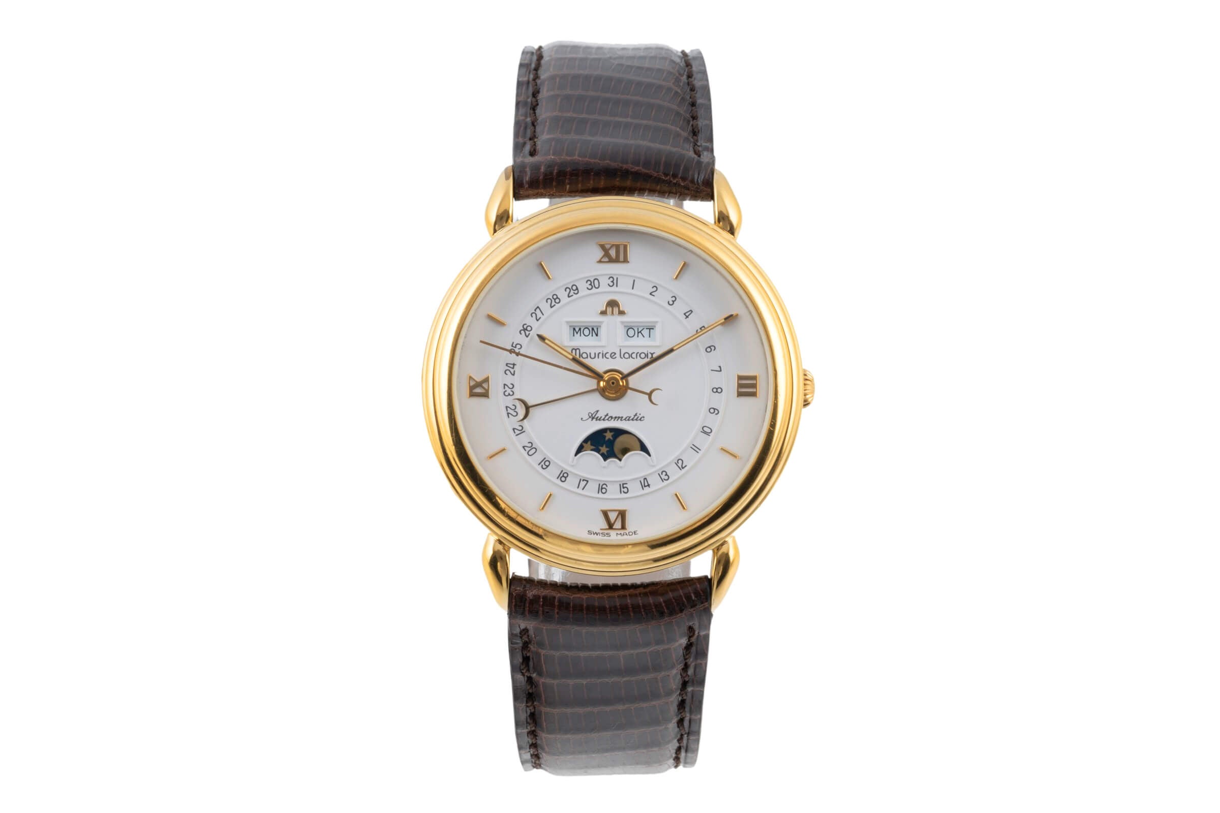 Maurice Lacroix Masterpiece gold-plated automatic men's watch 13111  [2402630]