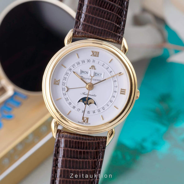 Maurice Lacroix Masterpiece gold-plated automatic men's watch 13111  [2402630]