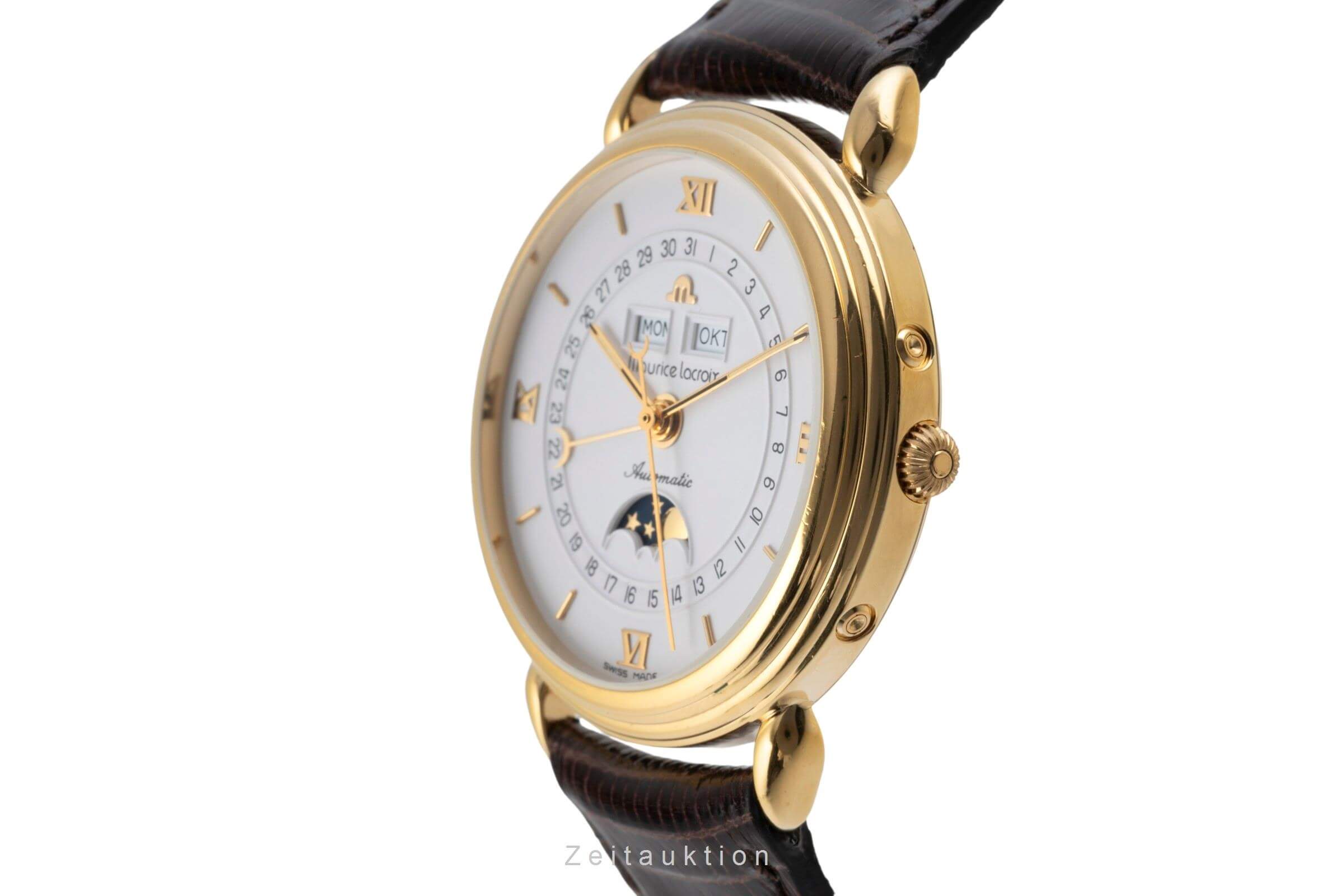 Maurice Lacroix Masterpiece gold-plated automatic men's watch 13111  [2402630]