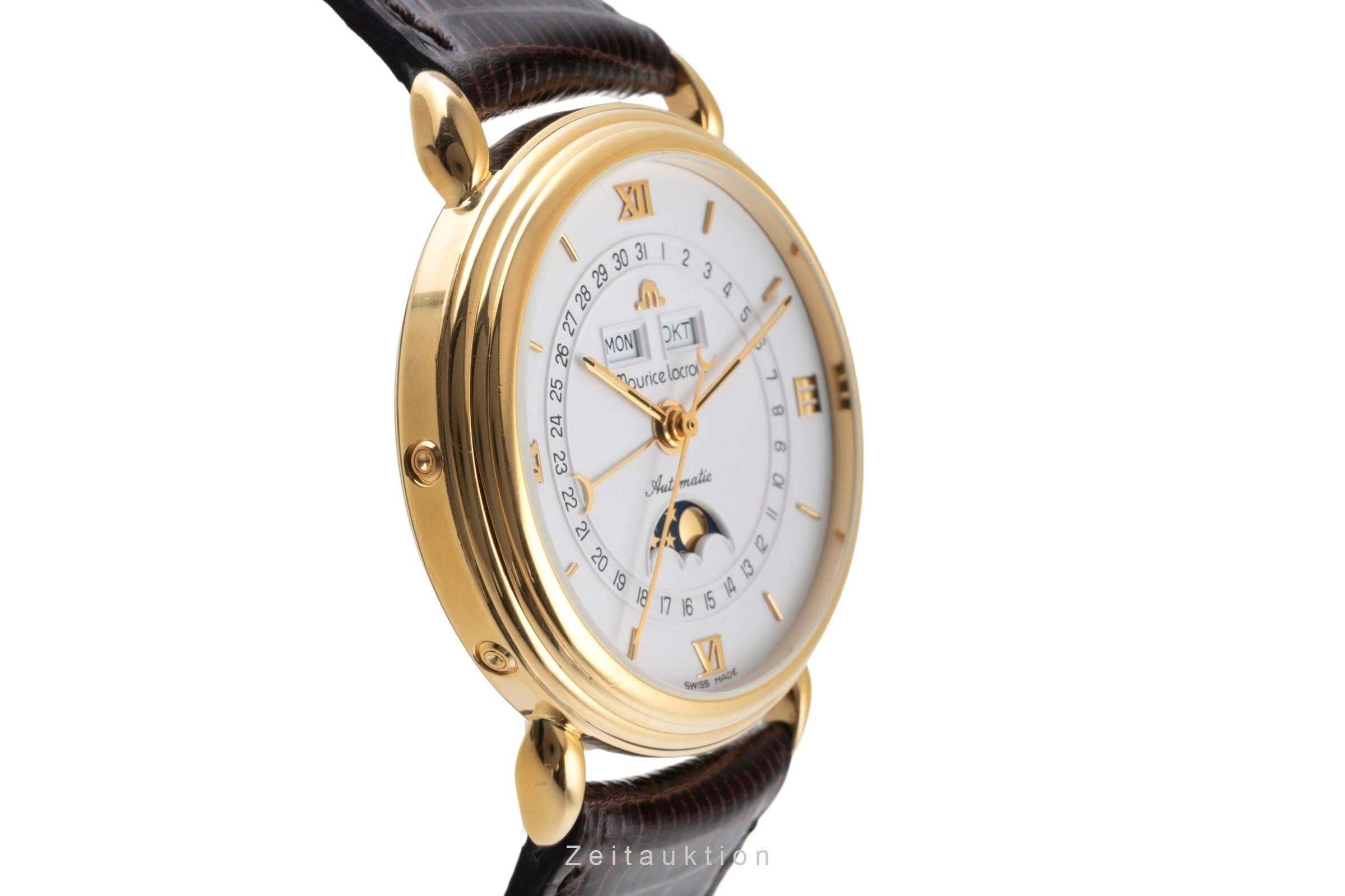 Maurice Lacroix Masterpiece gold-plated automatic men's watch 13111  [2402630]