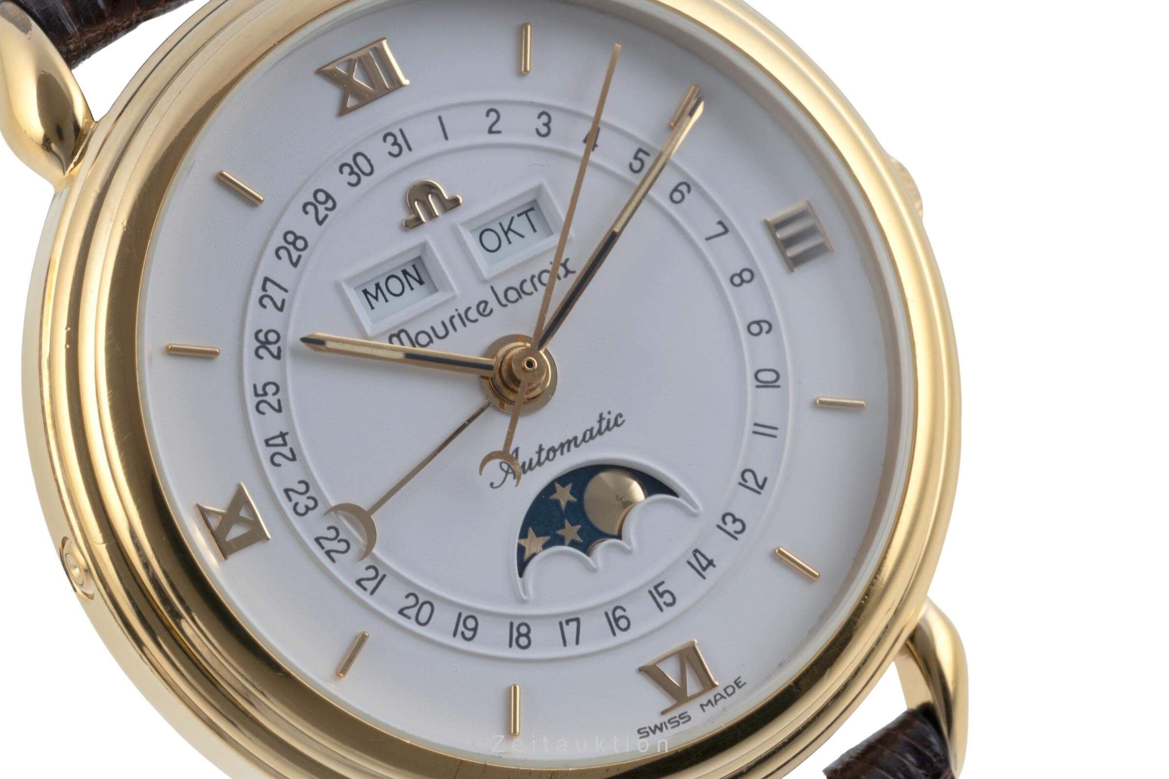 Maurice Lacroix Masterpiece gold-plated automatic men's watch 13111  [2402630]