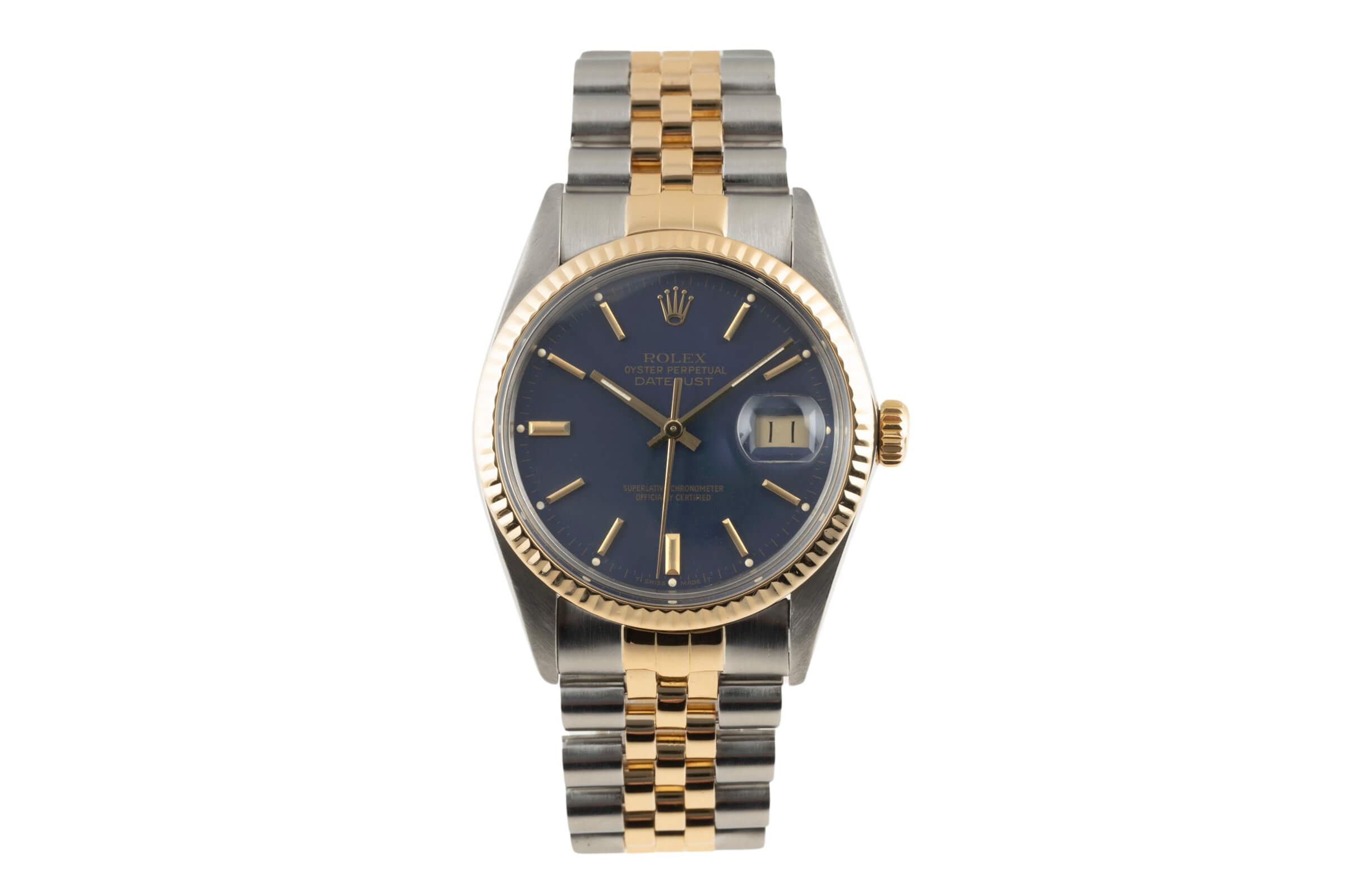 Rolex Datejust acciaio / oro automatismo orologio da uomo 16013 LP: 13550EUR  [2402650]