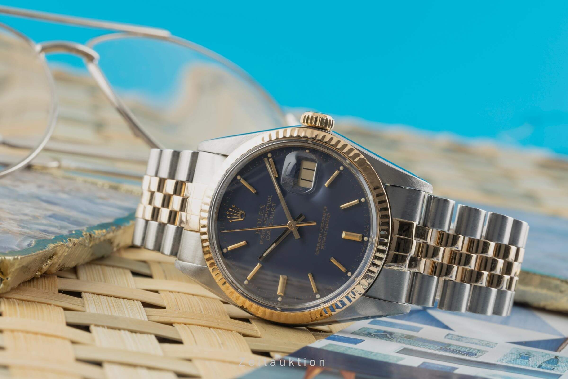 Rolex Datejust acciaio / oro automatismo orologio da uomo 16013 LP: 13550EUR  [2402650]