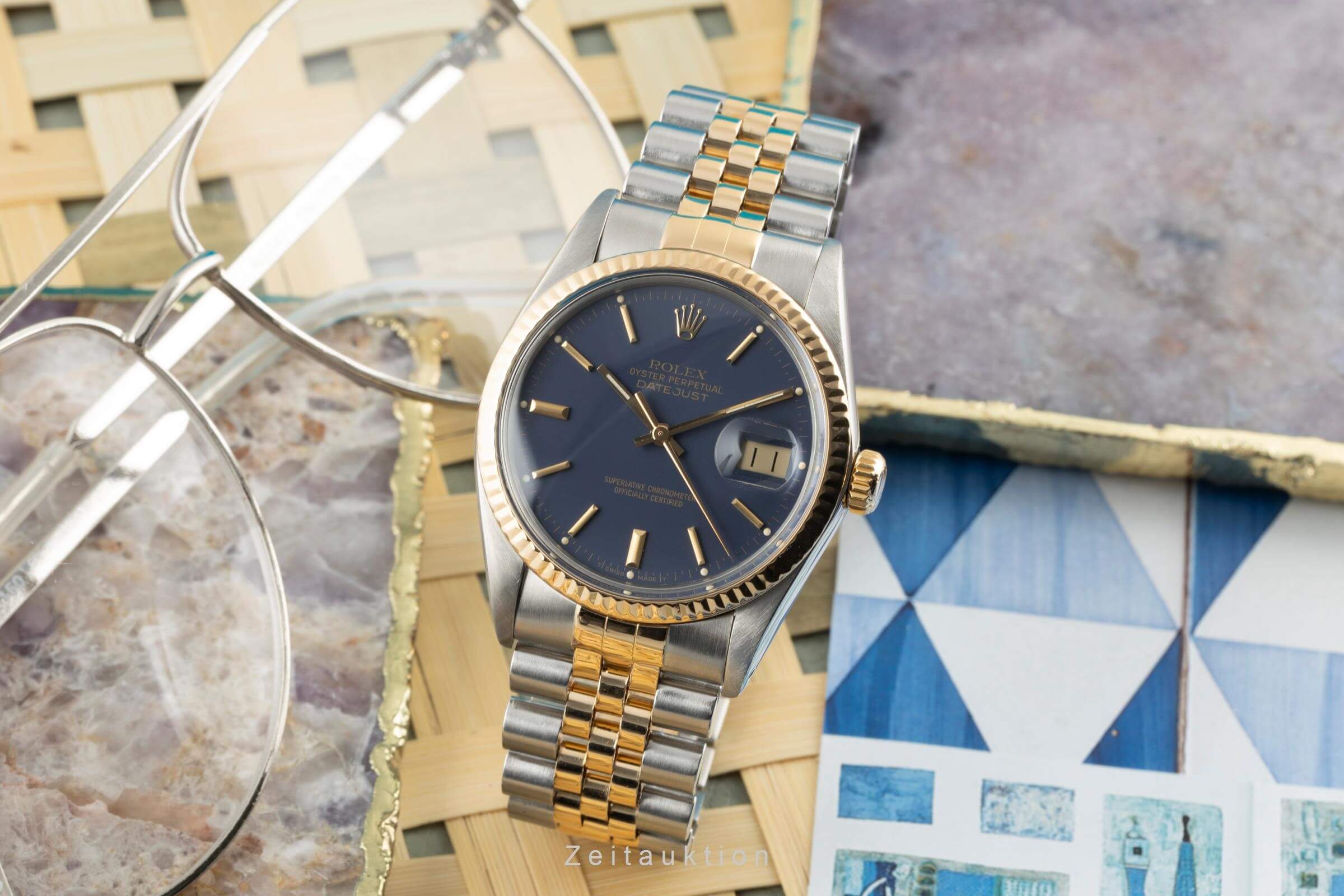 Rolex Datejust acciaio / oro automatismo orologio da uomo 16013 LP: 13550EUR  [2402650]