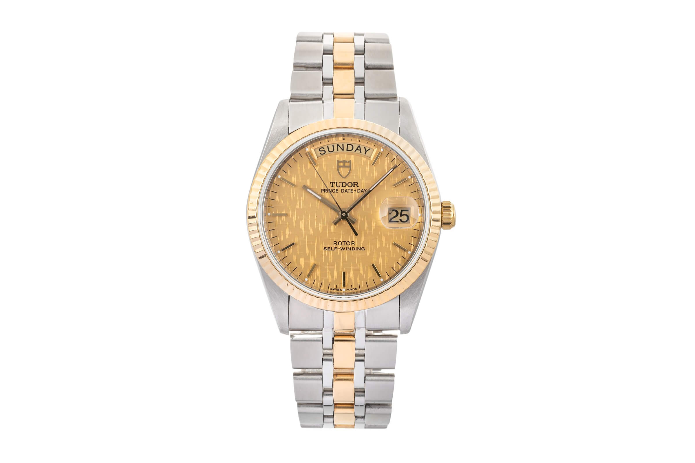 Tudor Prince Date steel / gold automatic men's watch 76213 LP: 3850EUR  [2402664]