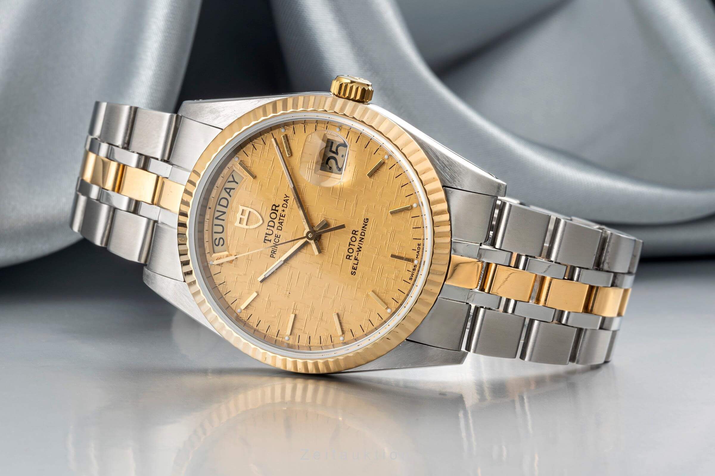 Tudor Prince Date steel / gold automatic men's watch 76213 LP: 3850EUR  [2402664]