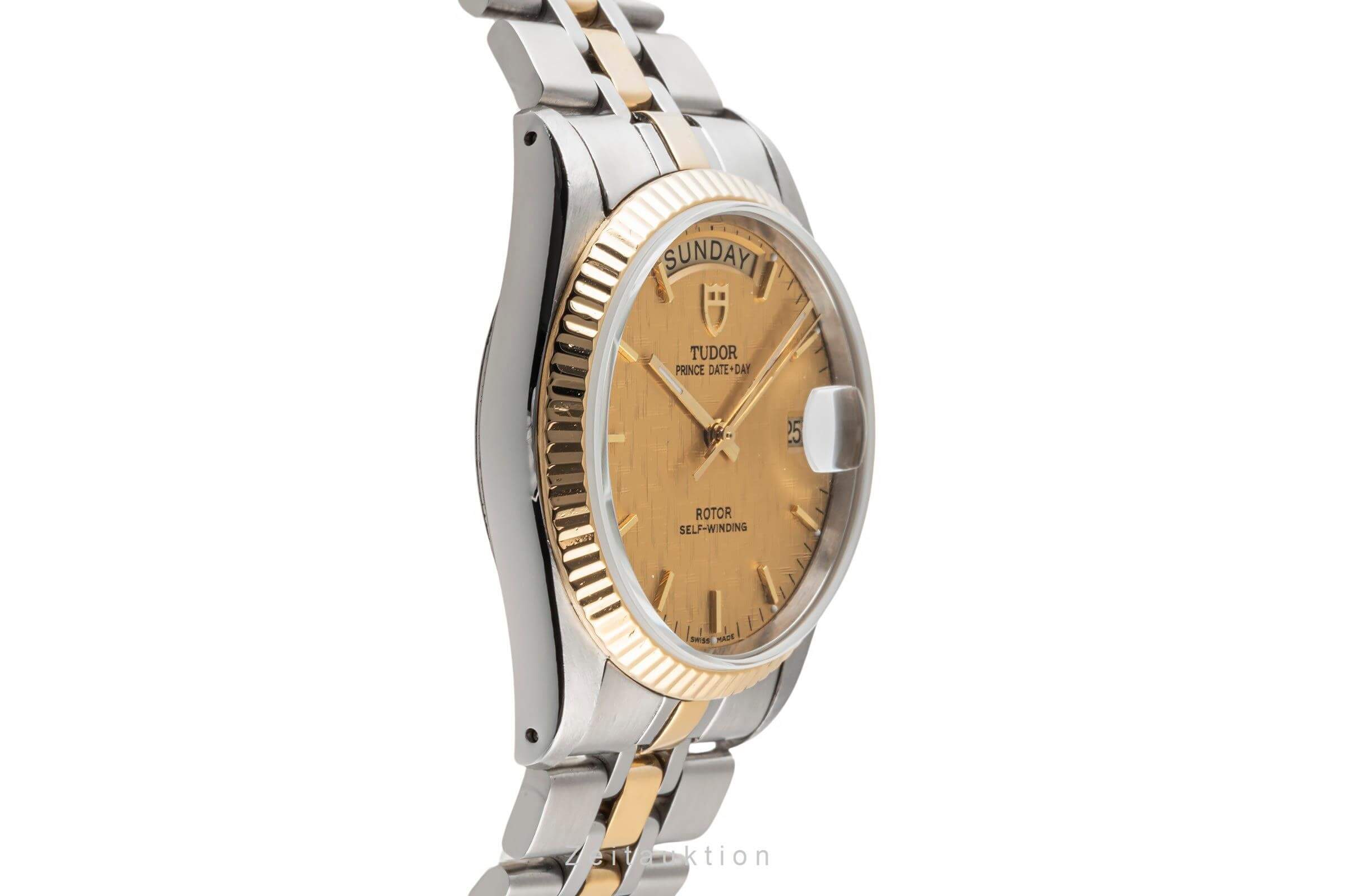 Tudor Prince Date steel / gold automatic men's watch 76213 LP: 3850EUR  [2402664]