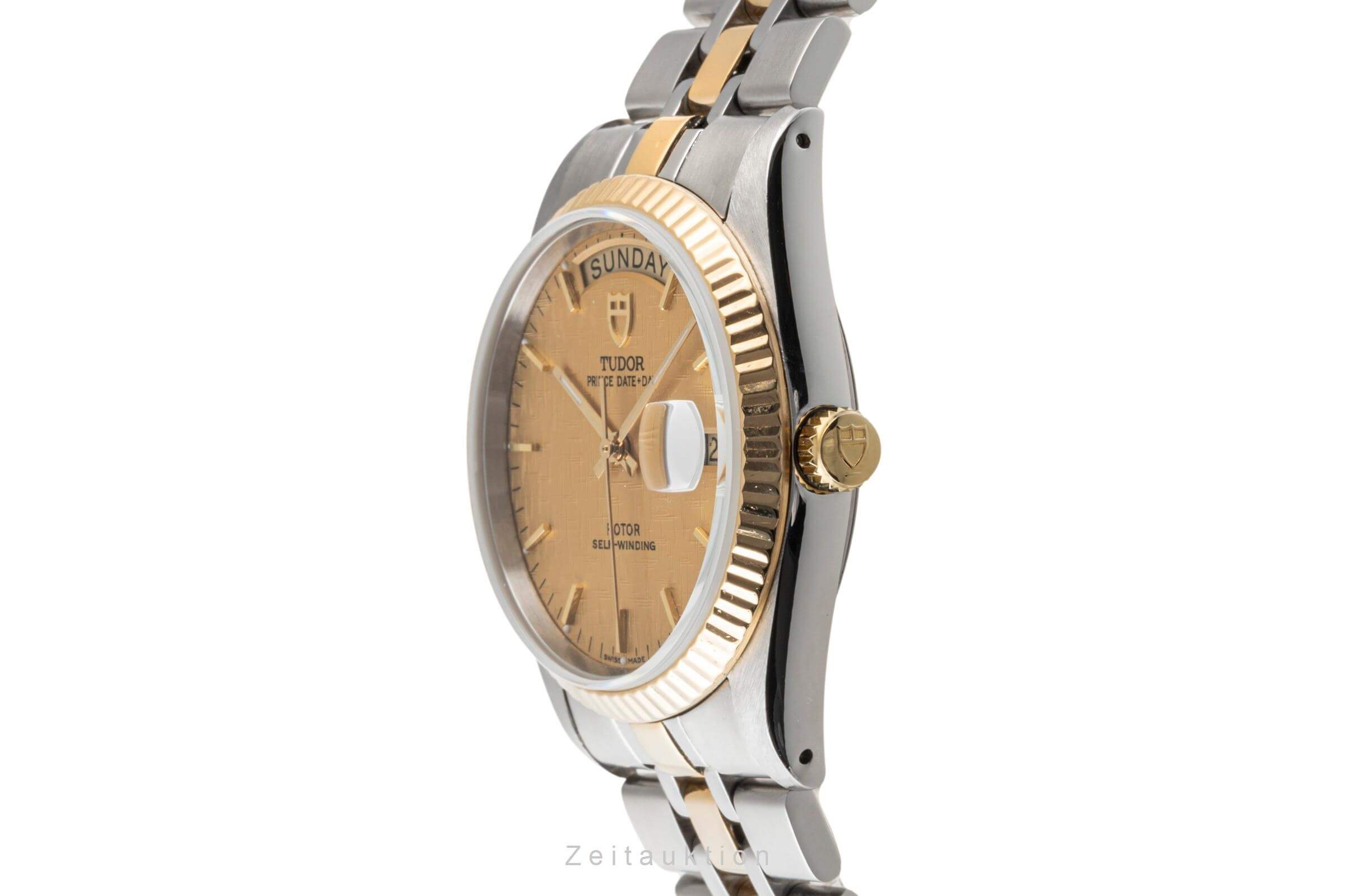 Tudor Prince Date steel / gold automatic men's watch 76213 LP: 3850EUR  [2402664]