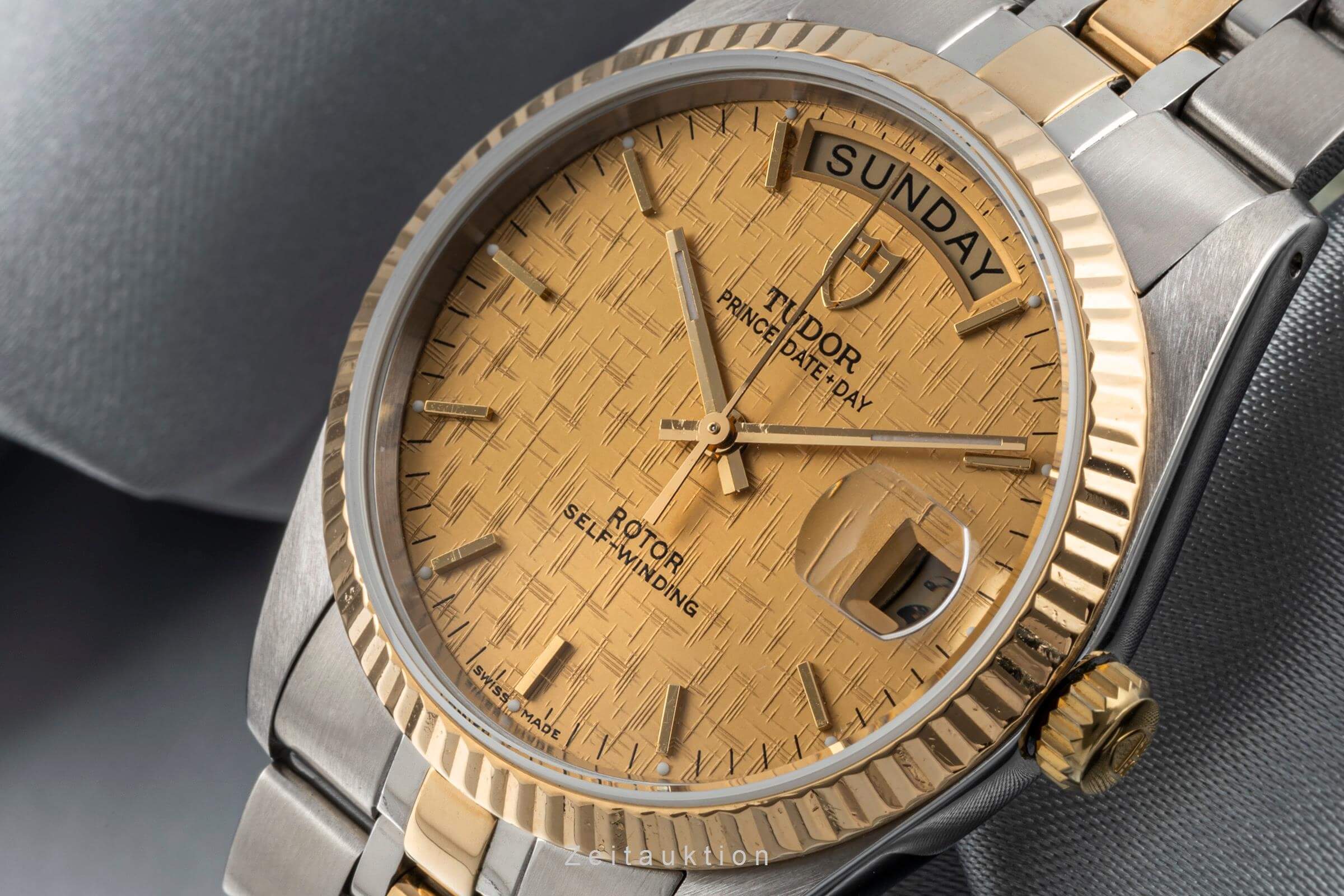 Tudor Prince Date steel / gold automatic men's watch 76213 LP: 3850EUR  [2402664]