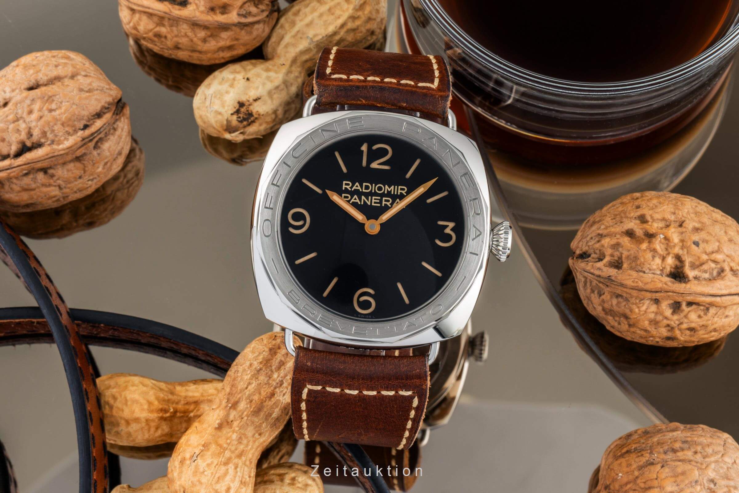 Panerai Radiomir acero cuerda manual reloj para caballeros PAM00685  [2402721]