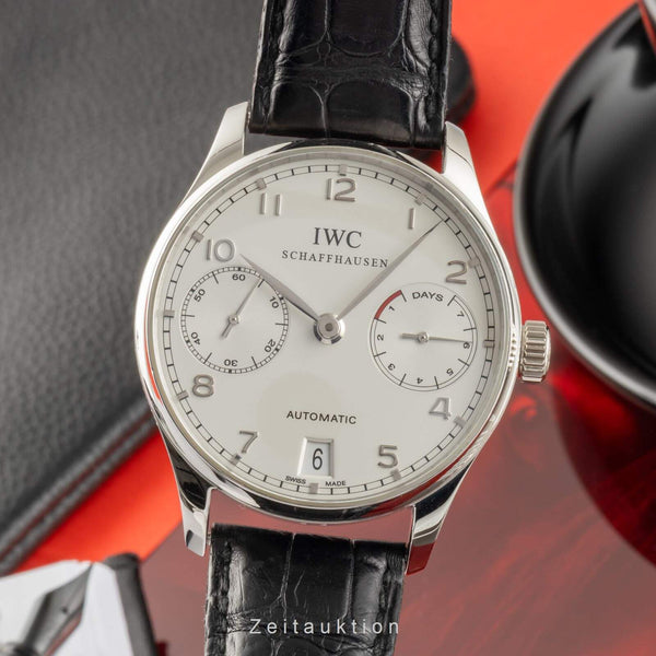 IWC Portugieser Platin Automatik Herrenuhr Ref. IW500104 Limited 500 Pieces [2402806]