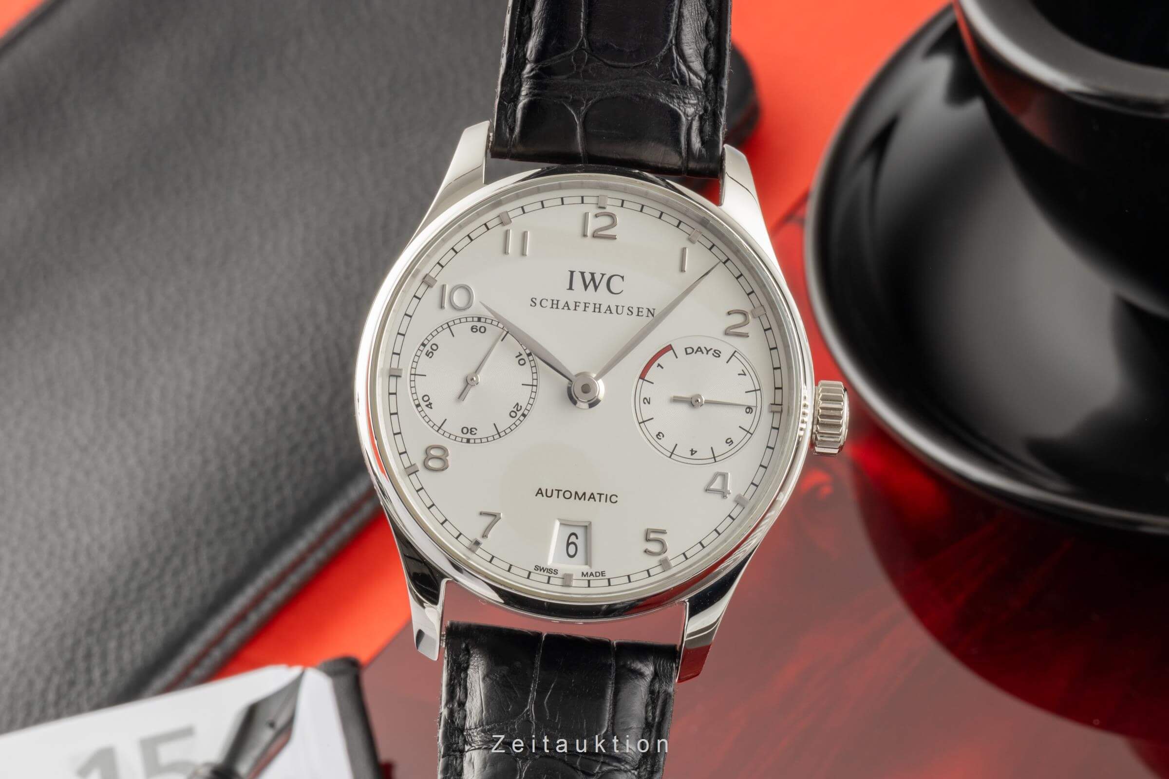 IWC Portugieser platino automatismo orologio da uomo IW500104 Limited  [2402806]