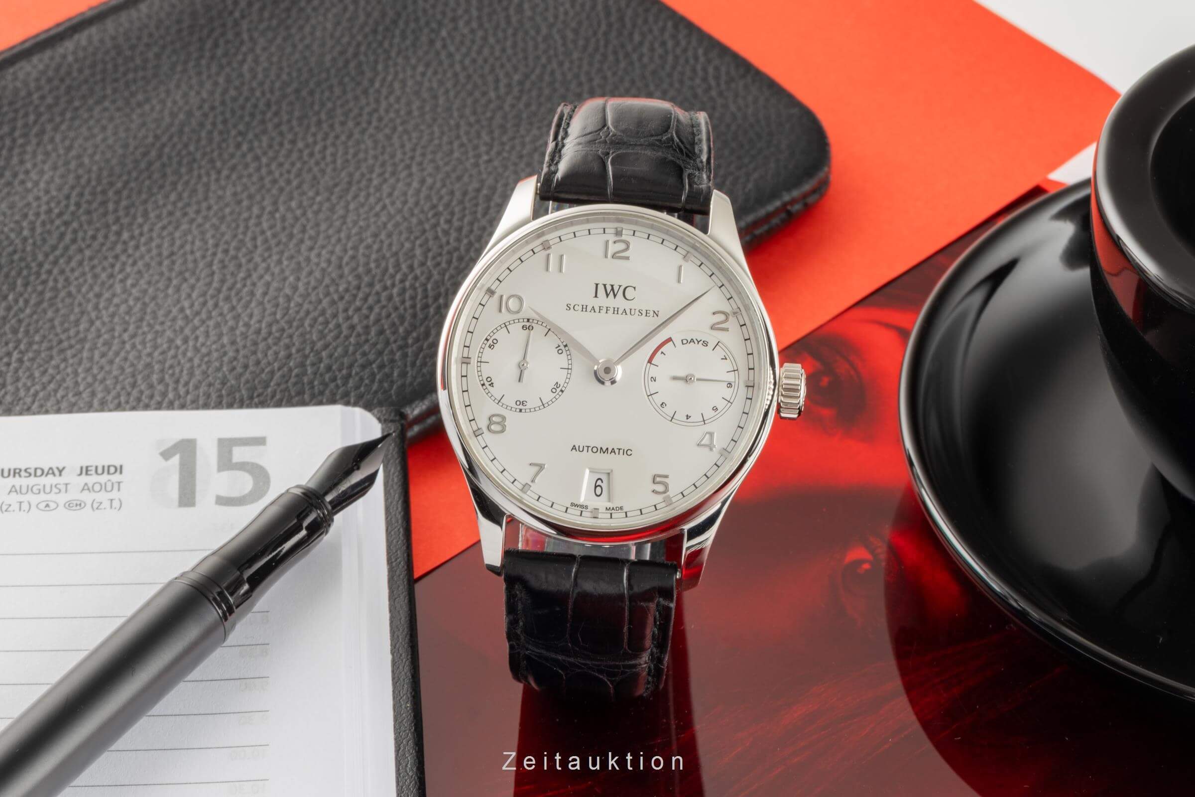 IWC Portugieser Platin Automatik Herrenuhr Ref. IW500104 Limited 500 Pieces [2402806]
