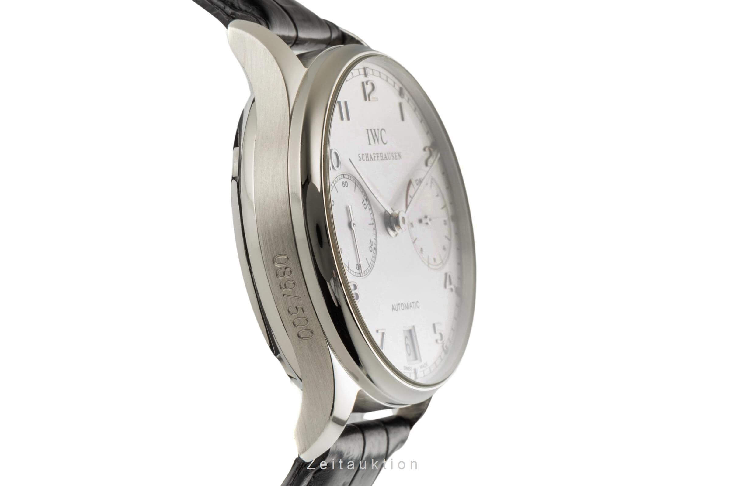 IWC Portugieser Platin Automatik Herrenuhr Ref. IW500104 Limited 500 Pieces [2402806]
