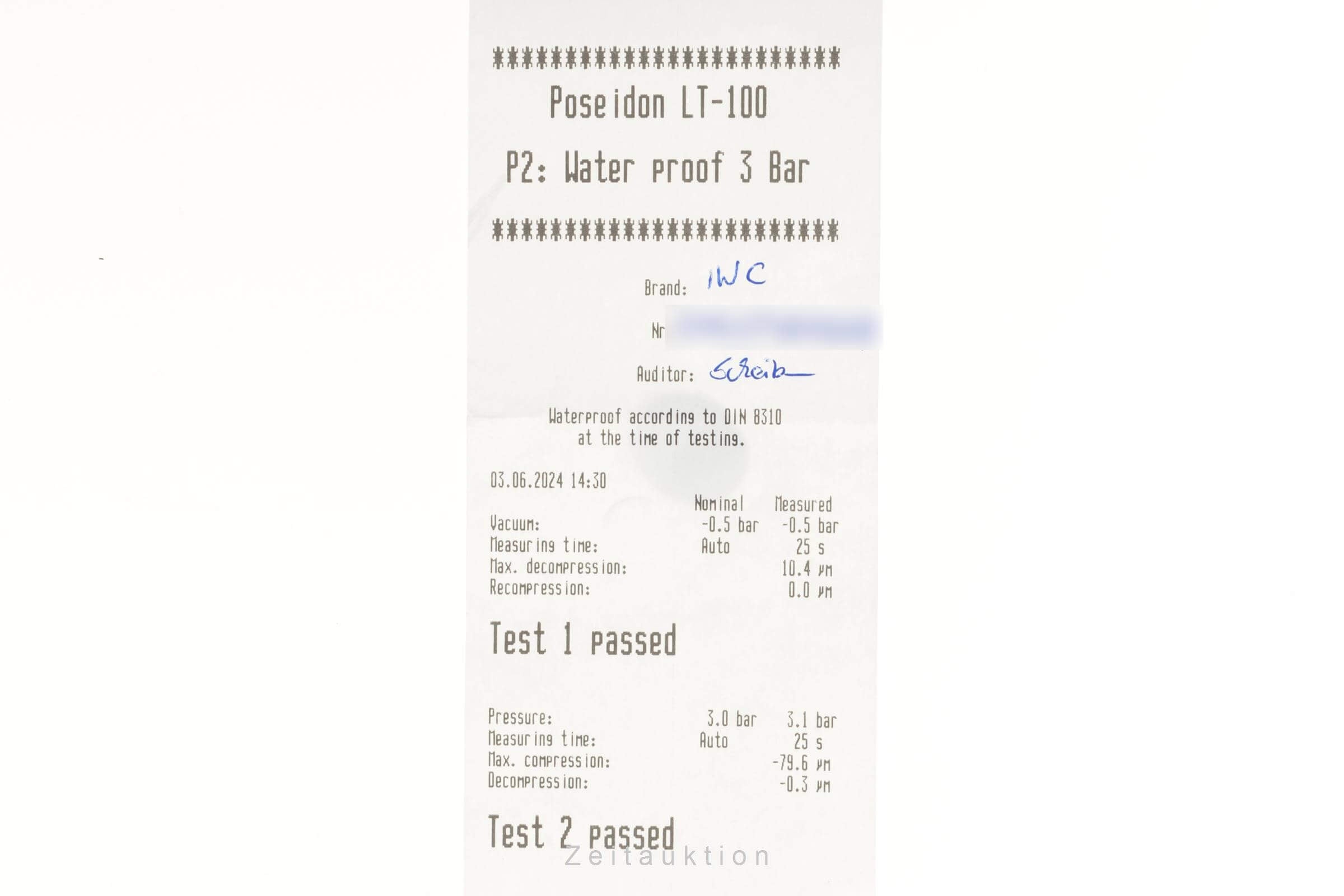 IWC Portugieser Platin Automatik Herrenuhr Ref. IW500104 Limited 500 Pieces [2402806]