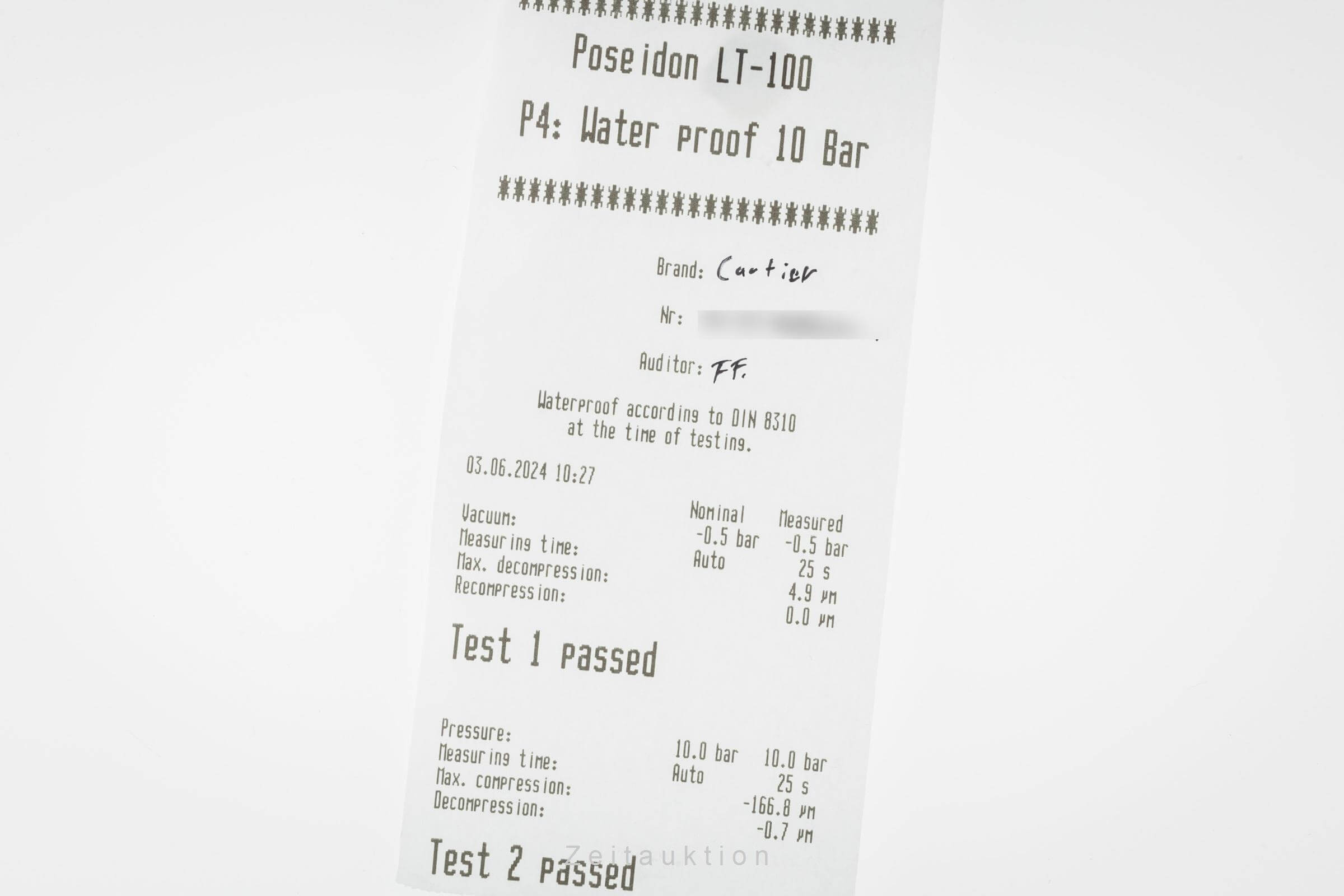 Cartier Santos Green Arabic Stahl Automatik Herrenuhr Ref. WSSA0055 B&P 2024 [2402836]