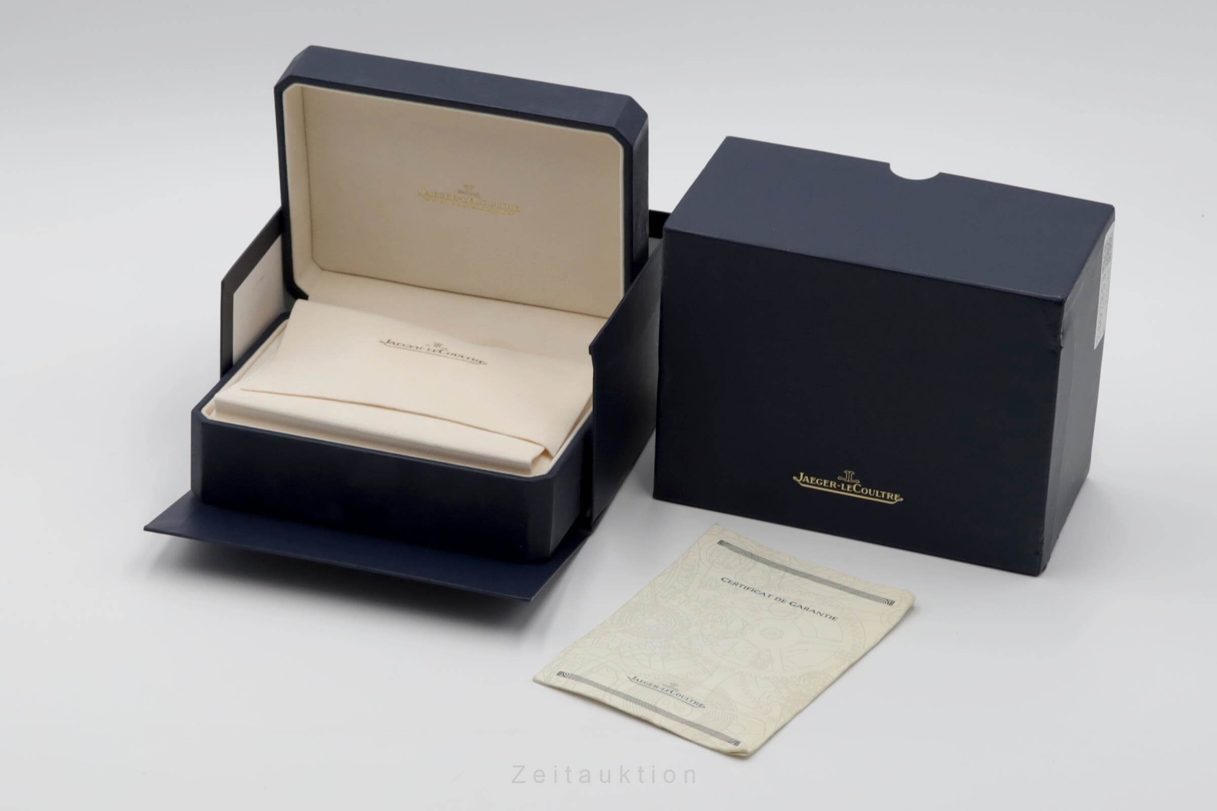 Jaeger LeCoultre Memovox Handaufzug Stahl Herrenuhr Ref. 144.8.94.S B&P [2402853]