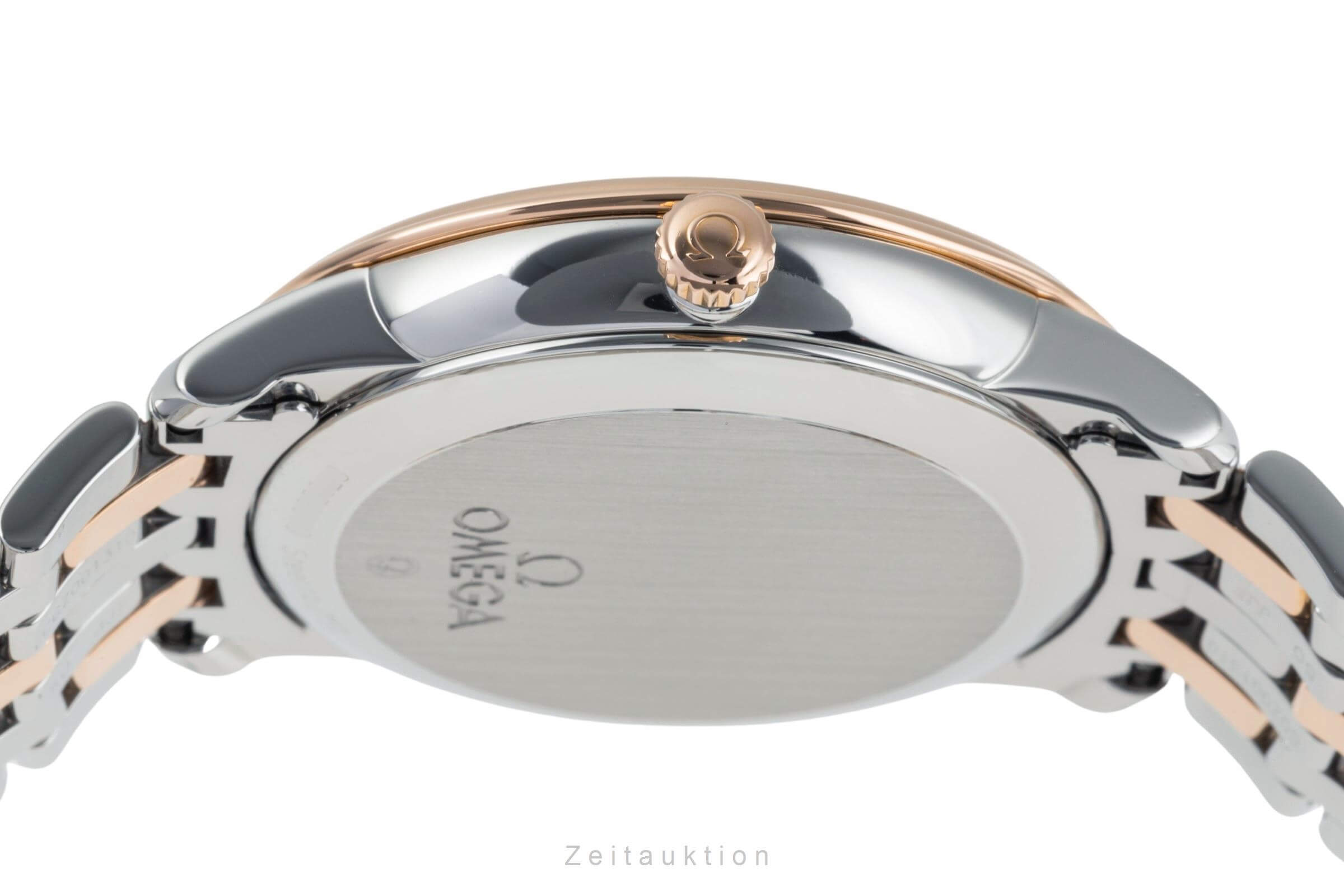 Omega De Ville steel / gold automatic unisex 424.20.37.20.02.002 LP: 9900EUR  [2402962]
