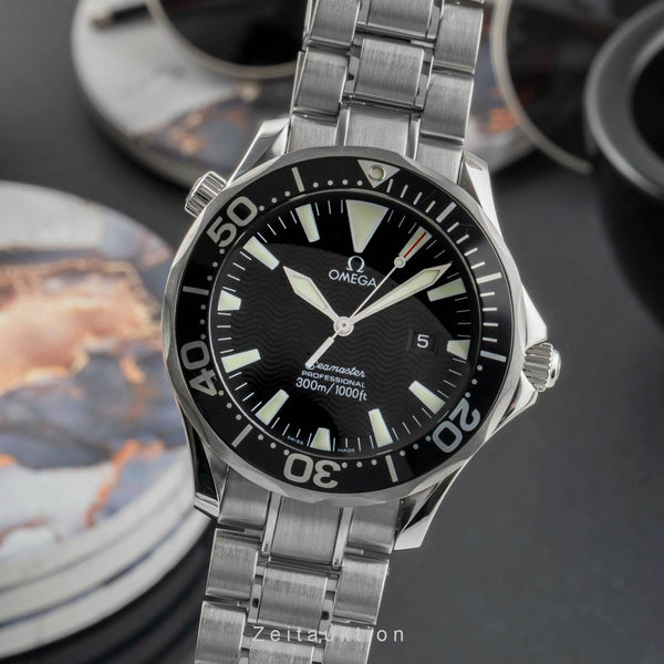 Omega Seamaster steel quartz men's watch 2264.50.00  [2403013]